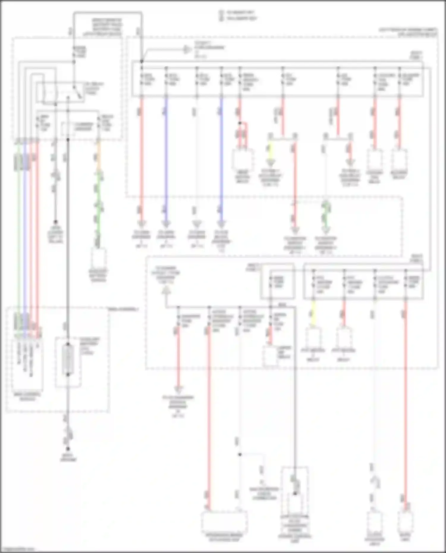 Niro Kia I (2016-2019): Power distribution circuit (1 of 11)