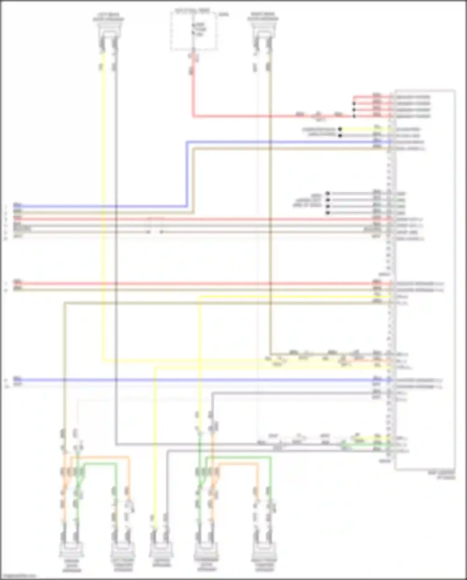 Wiring diagram acc/on input for Kia Niro I (2016-2019) (3 of 6)