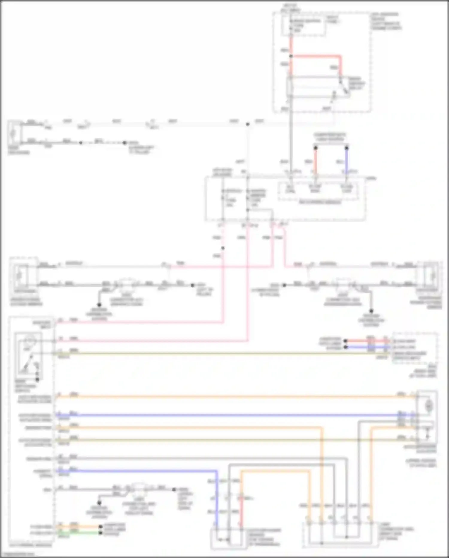 Wiring diagram auto defogger actuator for Kia Niro I (2016-2019) (1 of 1)