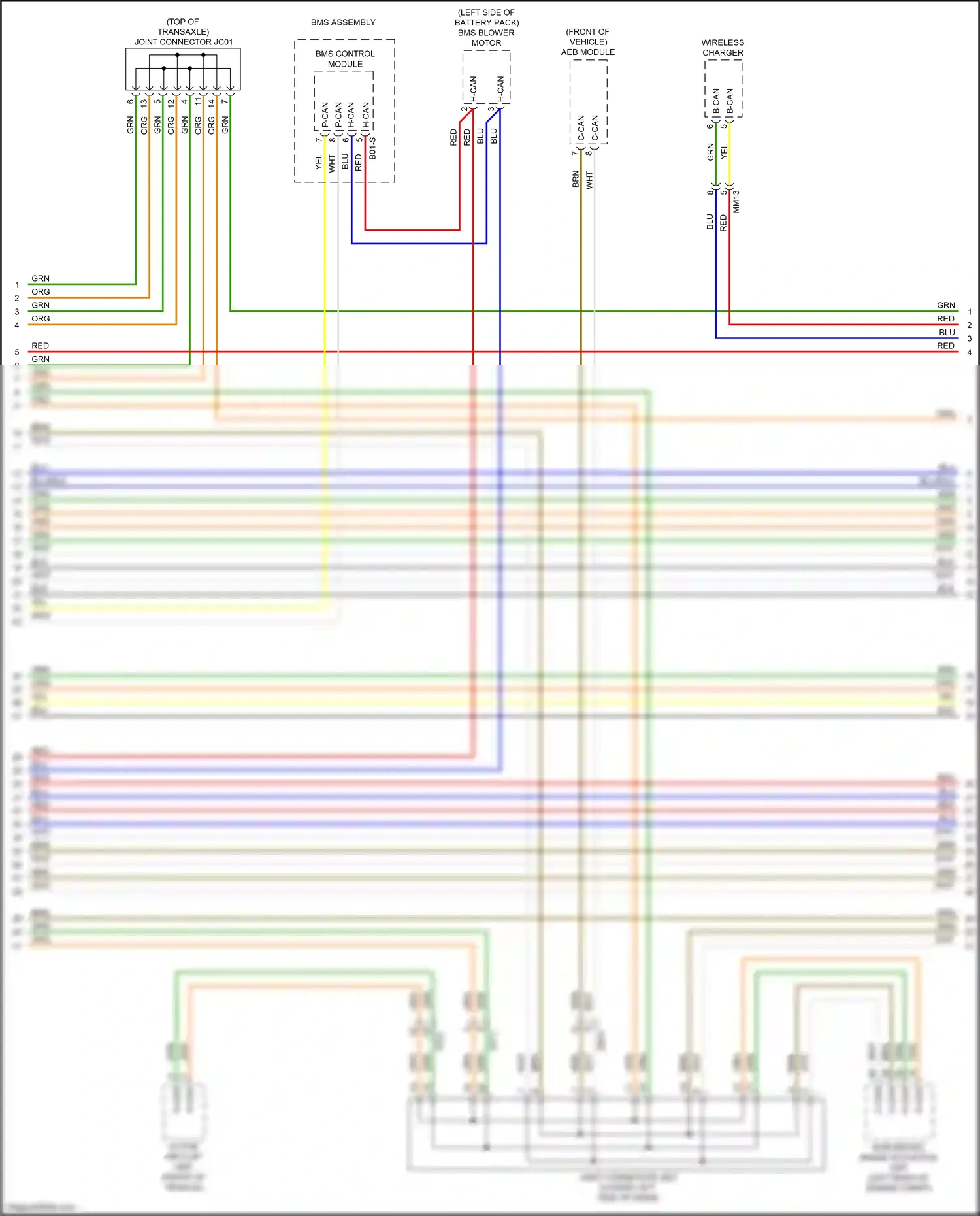 Kia Niro I (2016-2019) bms blower motor wiring diagram  (2 of 5)