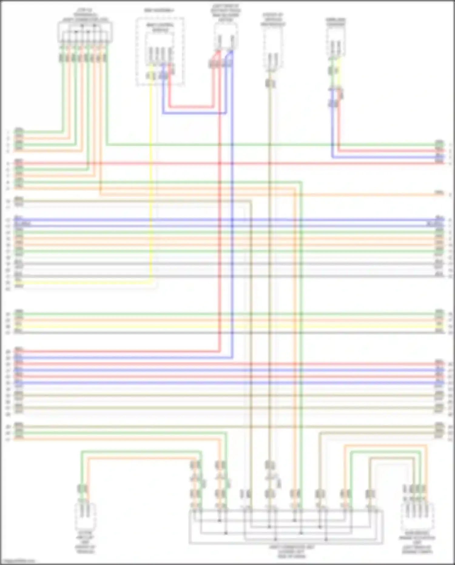 Wiring diagram c-can hi for Kia Niro I (2016-2019) (2 of 5)