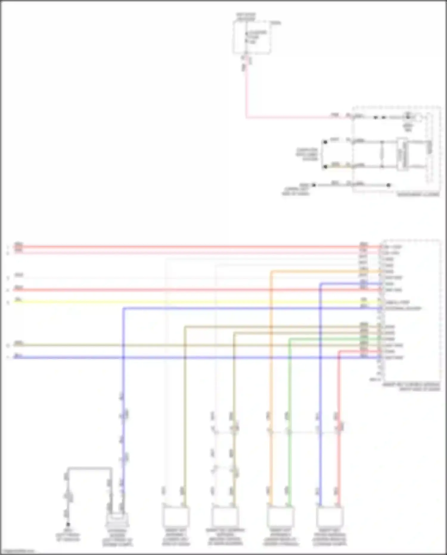 Wiring diagram c-can for Kia Niro I (2016-2019) (4 of 16)