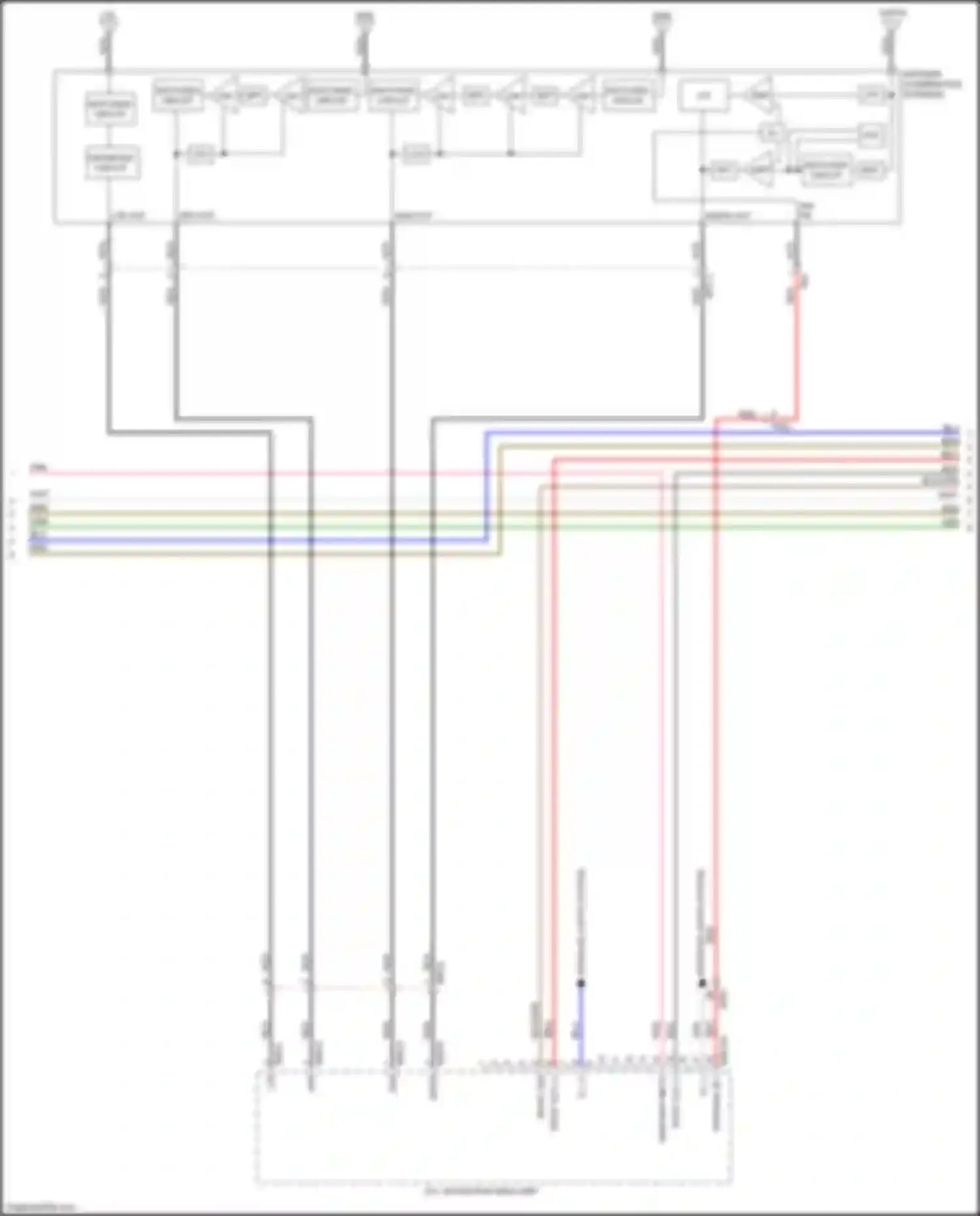 Wiring diagram diagnosis circuit for Kia Niro I (2016-2019) (1 of 2)