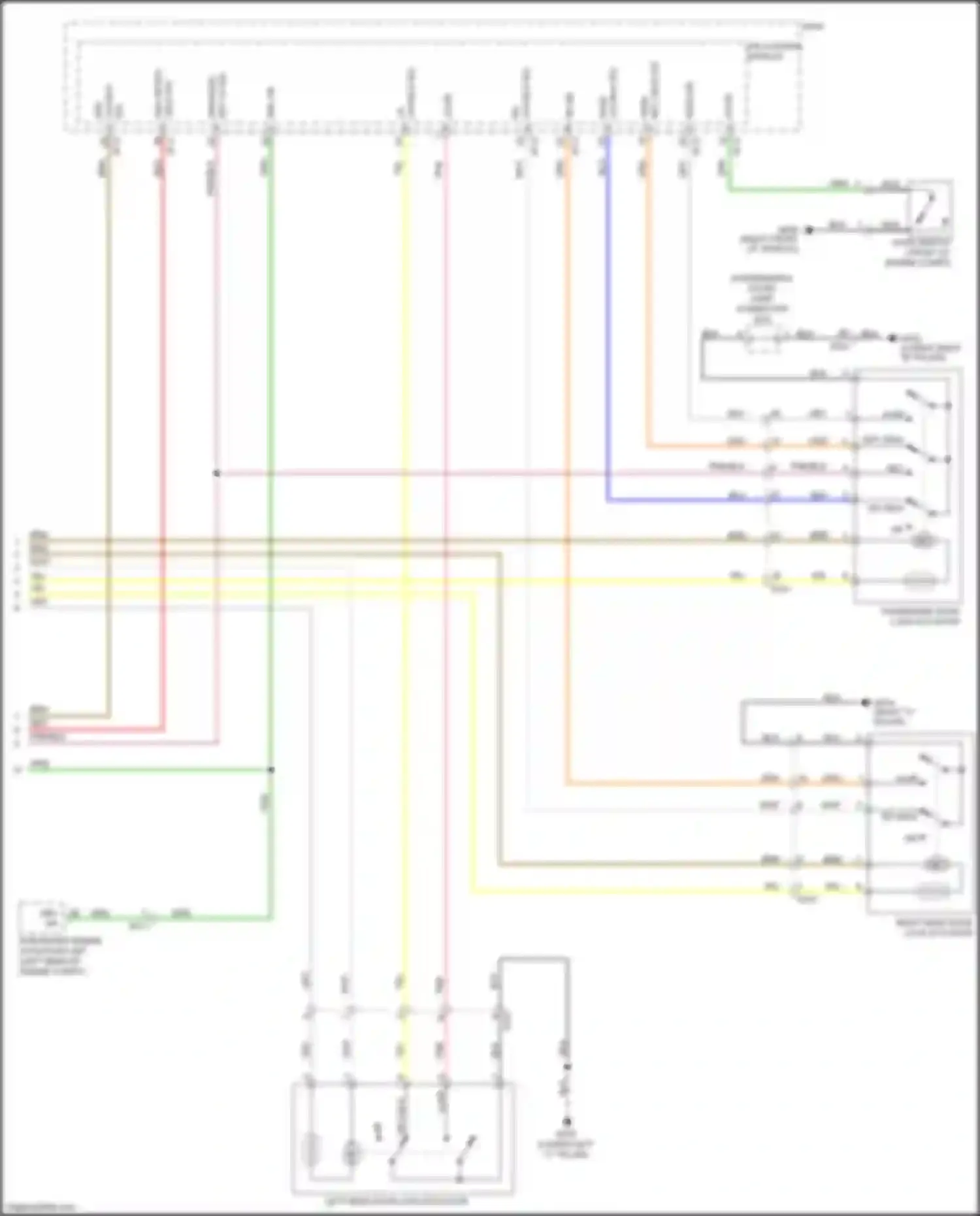 Wiring diagram drv dr for Kia Niro I (2016-2019) (1 of 2)