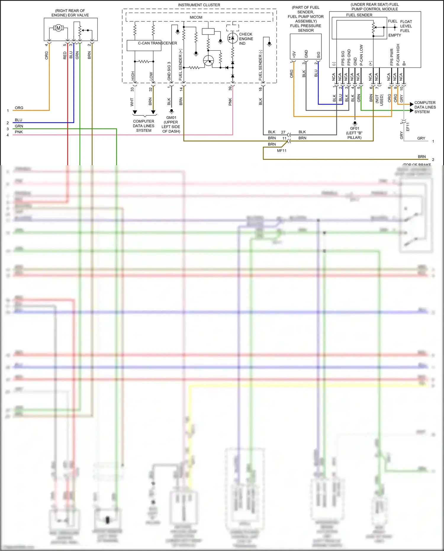 Kia Niro I (2016-2019) empty wiring diagram  (1 of 1)