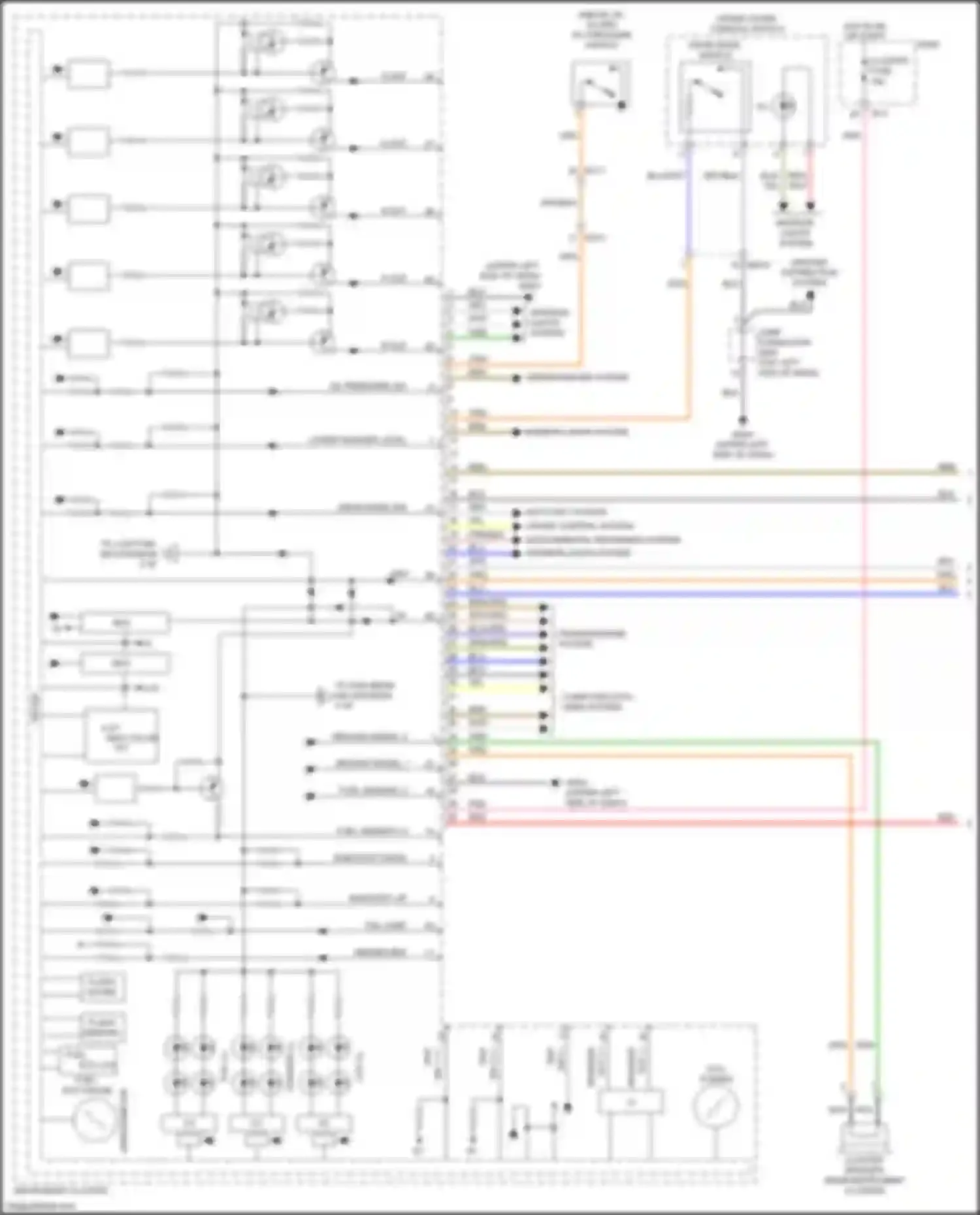 Wiring diagram ground signal 1 for Kia Niro I (2016-2019) (2 of 2)