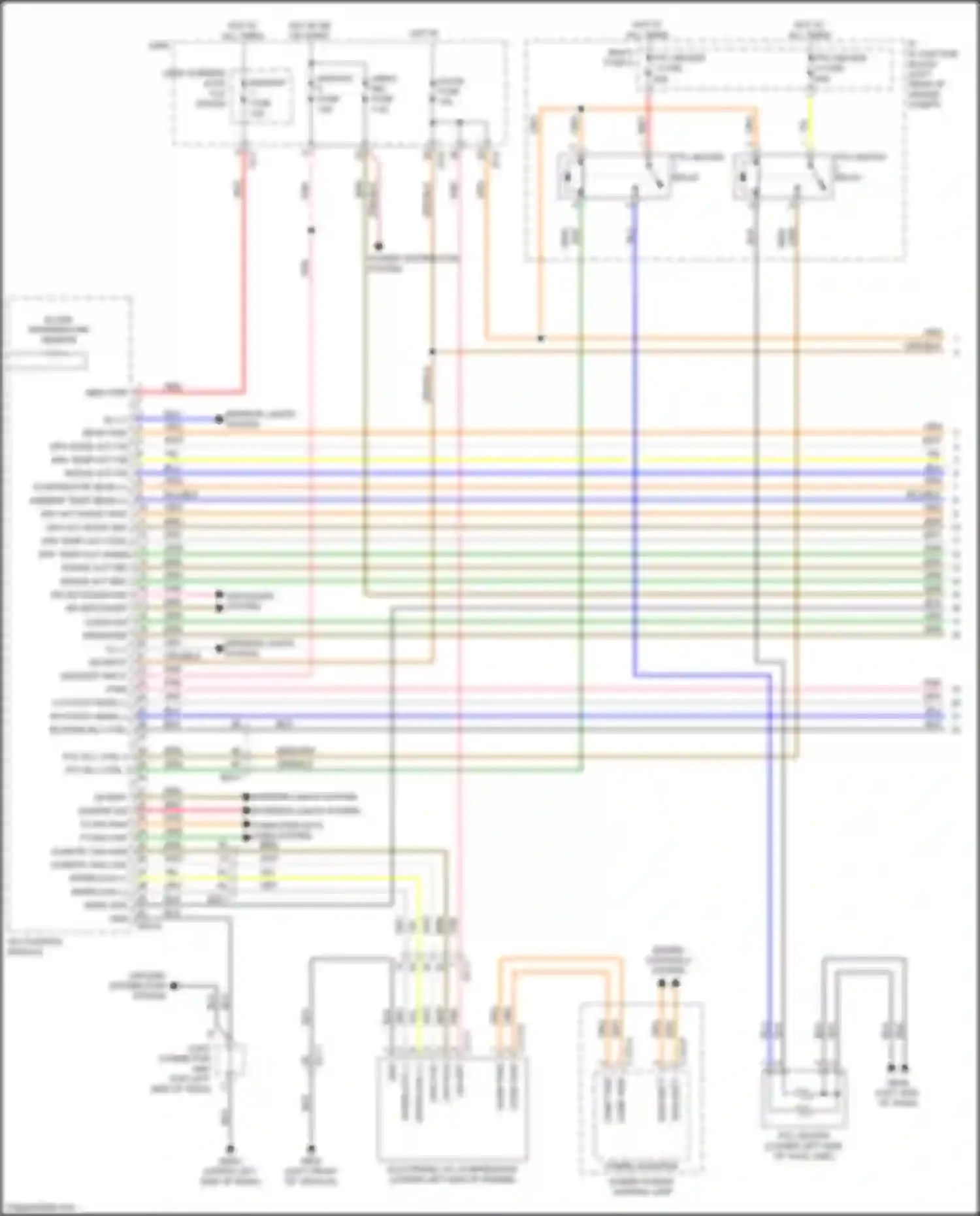 Wiring diagram hazard sig for Kia Niro I (2016-2019) (1 of 1)