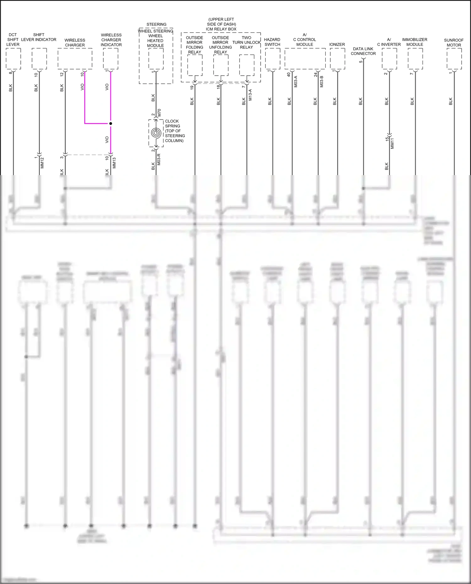 Kia Niro I (2016-2019) immobilizer module wiring diagram  (2 of 5)