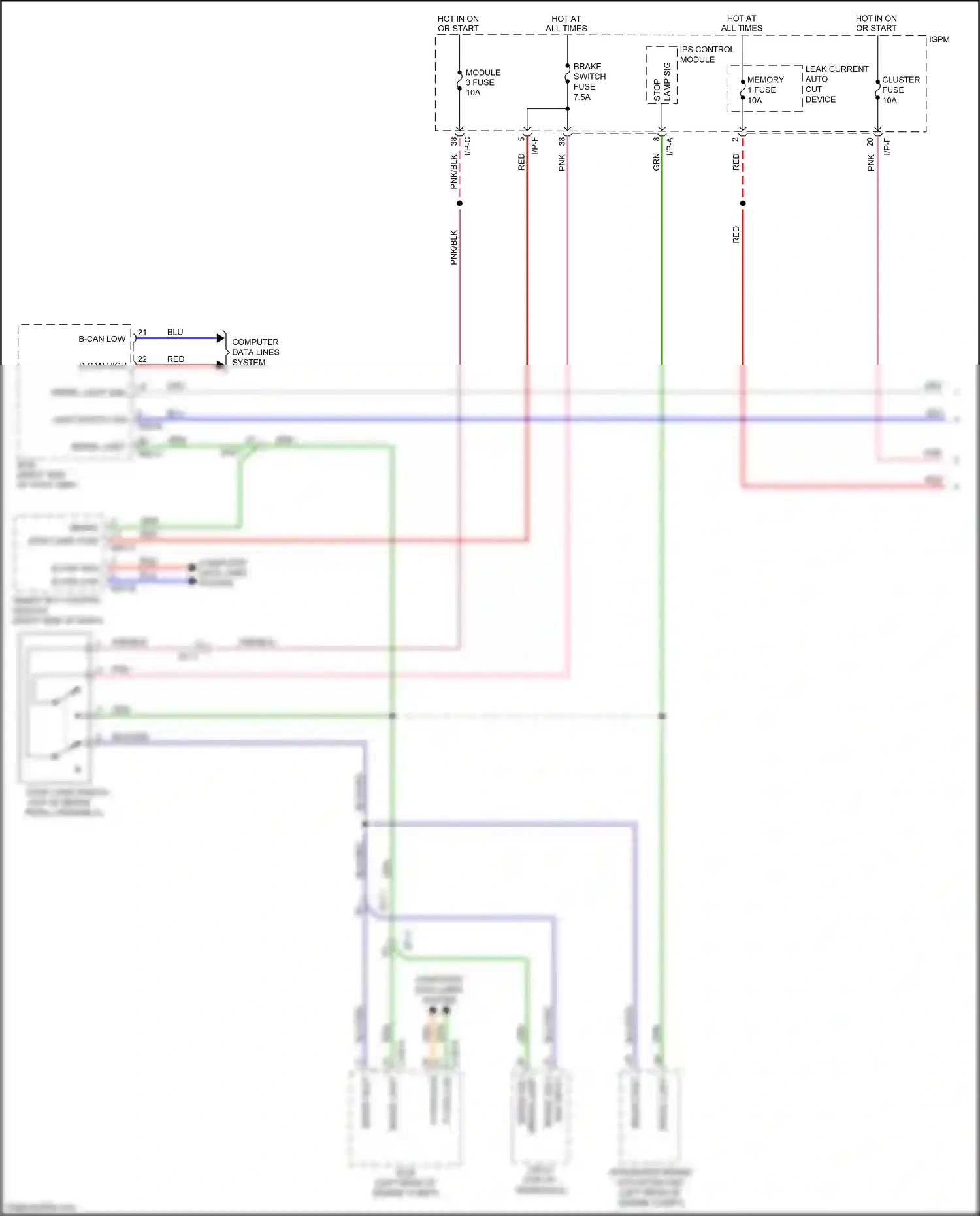 Kia Niro I (2016-2019) i/p-a wiring diagram  (3 of 29)