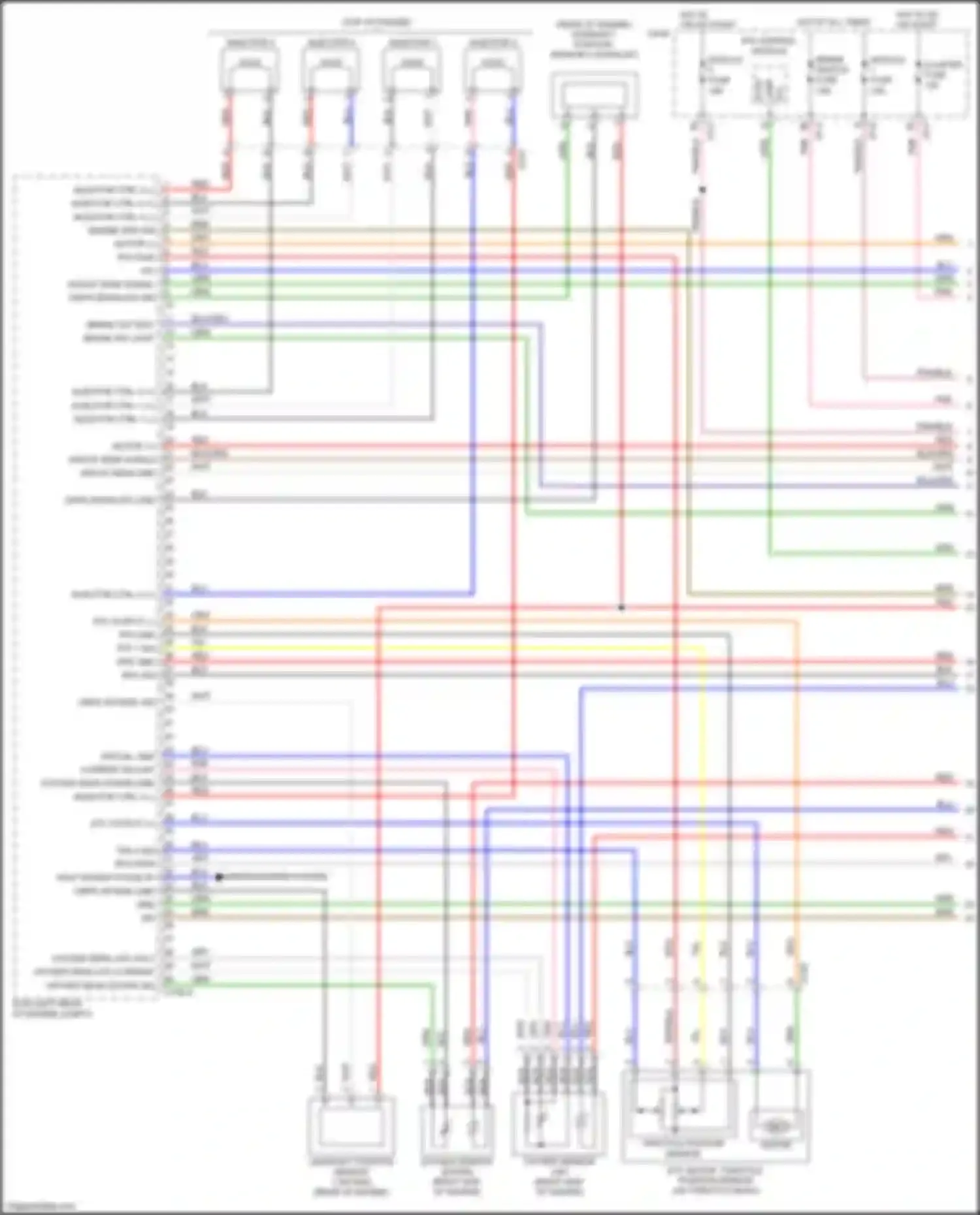 Wiring diagram knock sens signal for Kia Niro I (2016-2019) (1 of 1)
