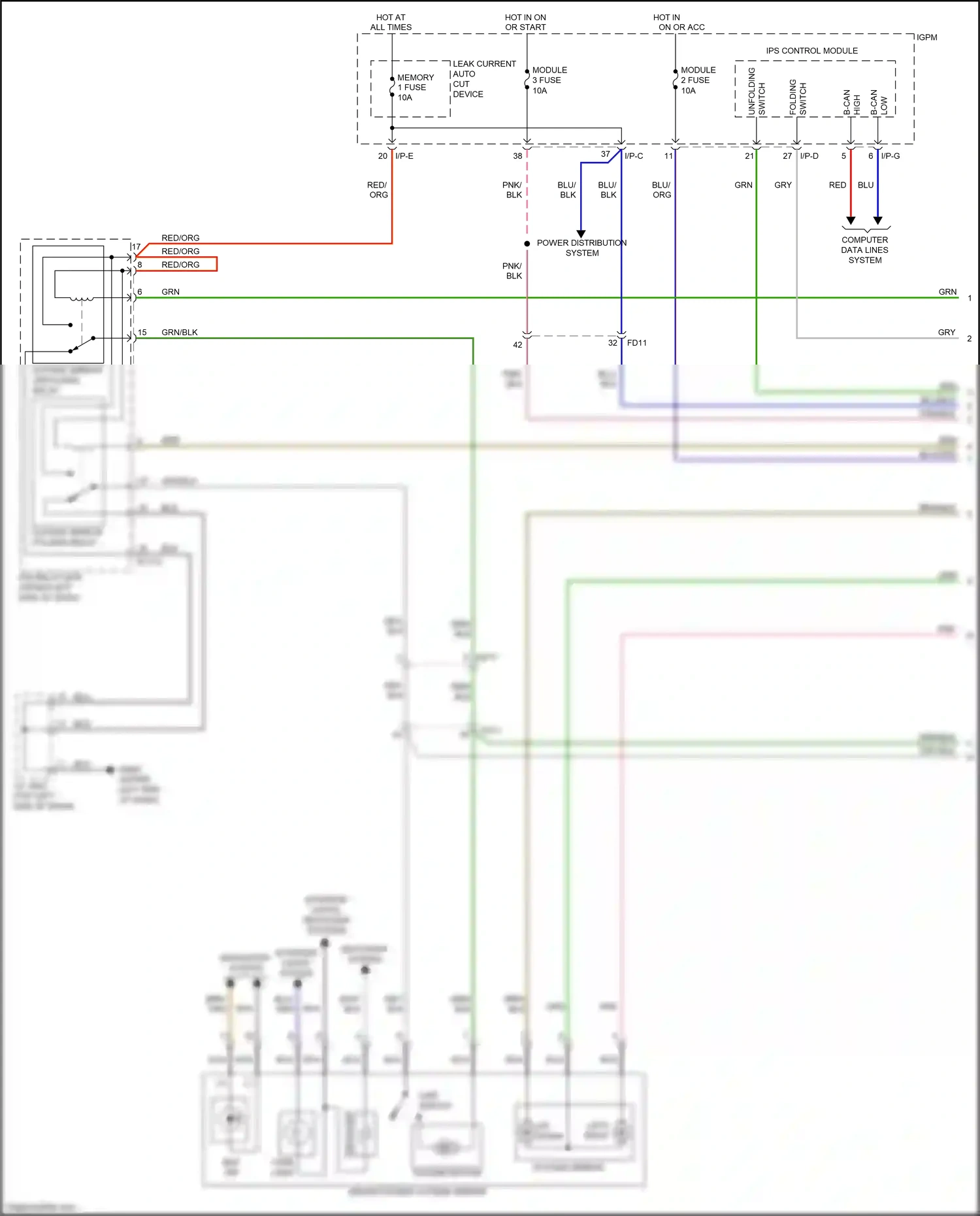 Kia Niro I (2016-2019) leak current auto cut device wiring diagram  (7 of 25)