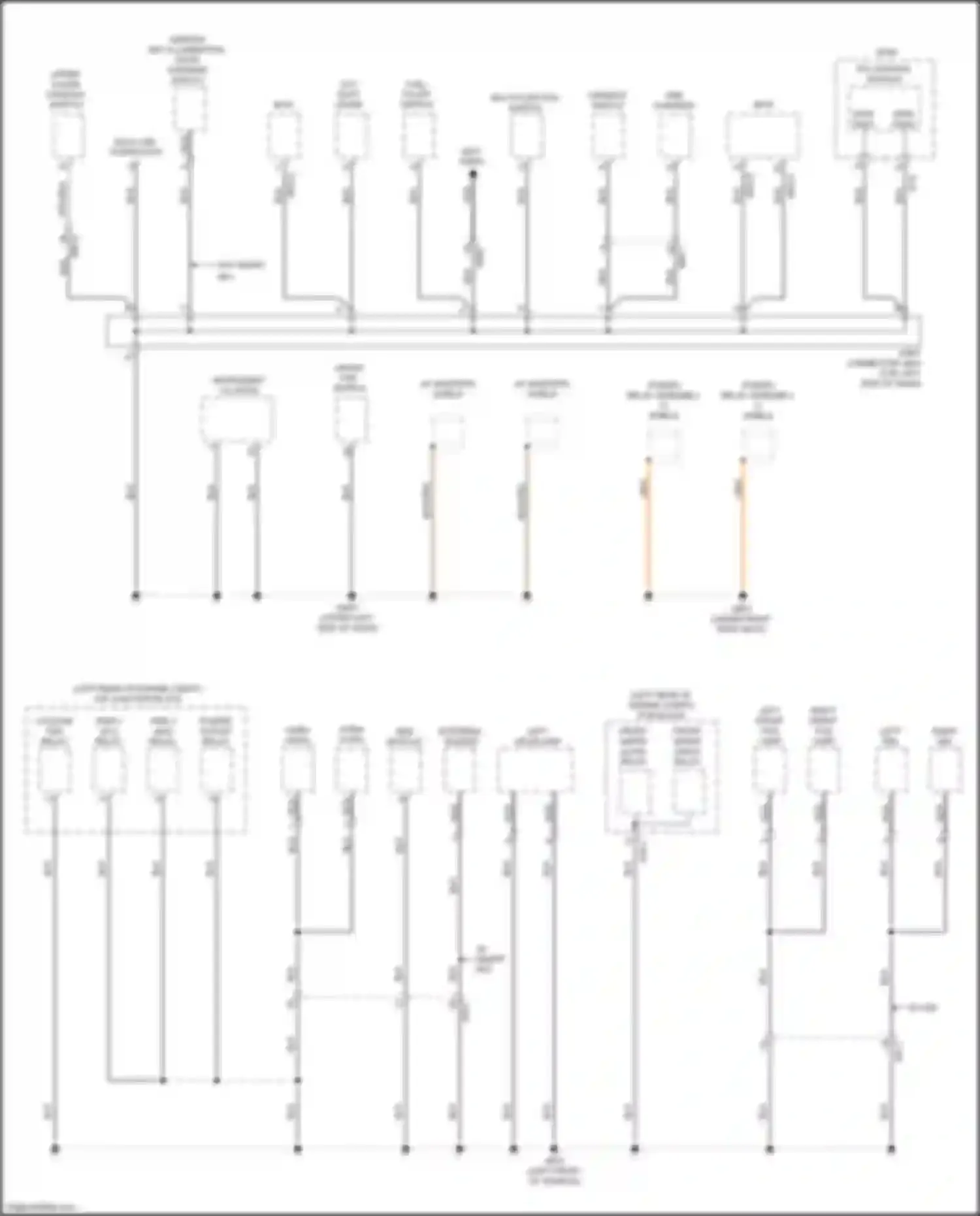 Wiring diagram left headlamp for Kia Niro I (2016-2019) (3 of 7)