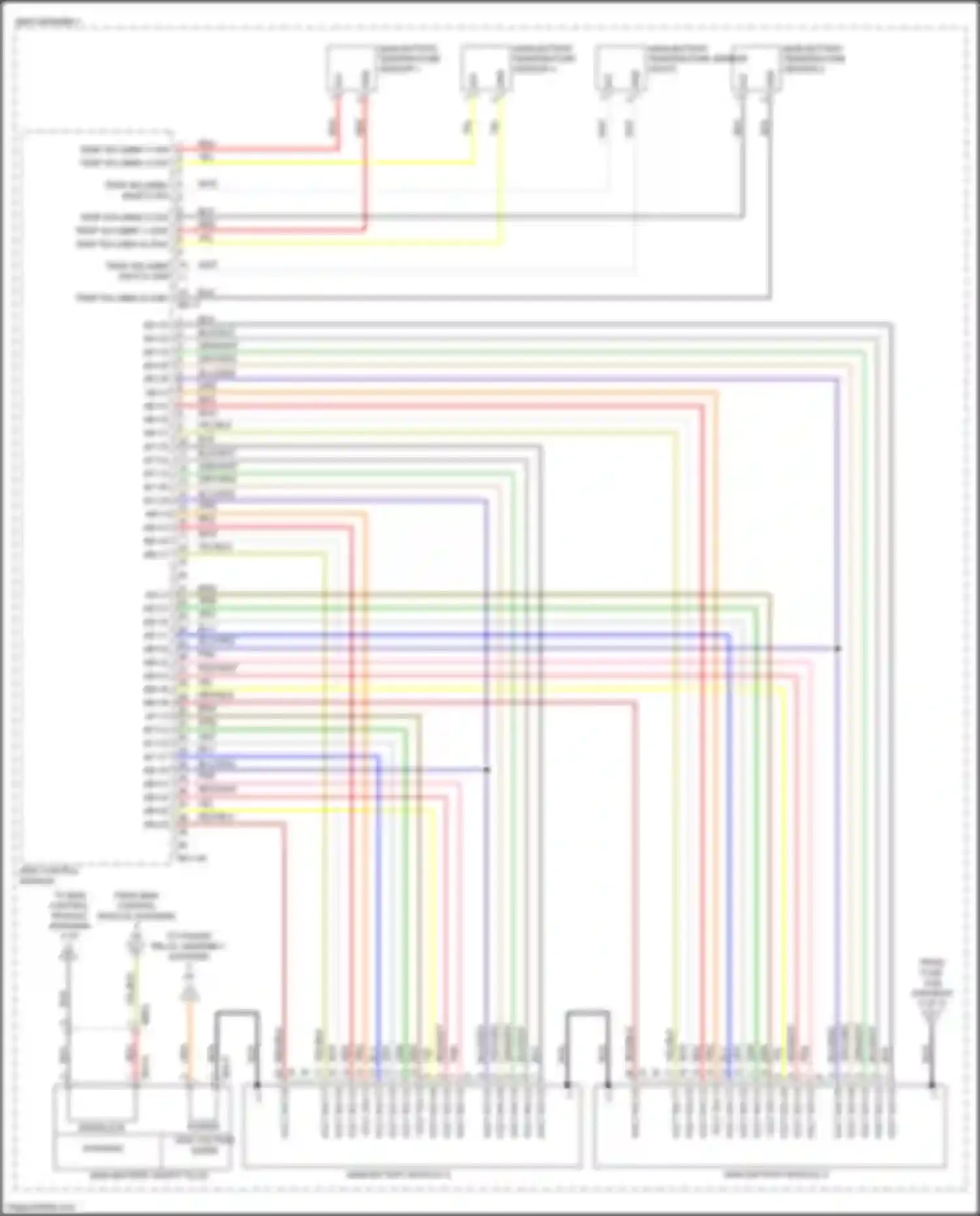 Wiring diagram main battery temperature sensor 1 for Kia Niro I (2016-2019) (1 of 1)