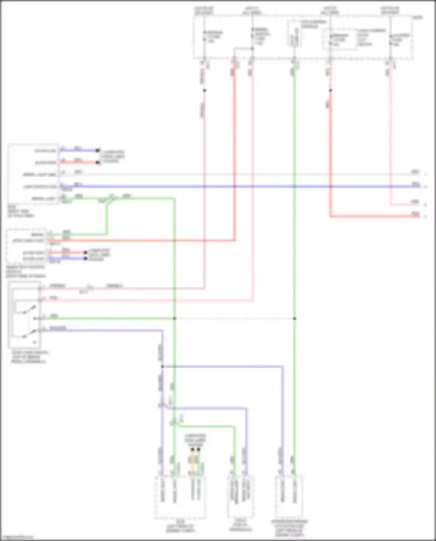 Wiring diagram memory 1 fuse for Kia Niro I (2016-2019) (5 of 15)