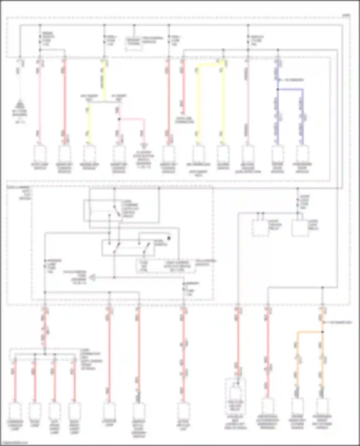 Wiring diagram memory power for Kia Niro I (2016-2019) (6 of 17)