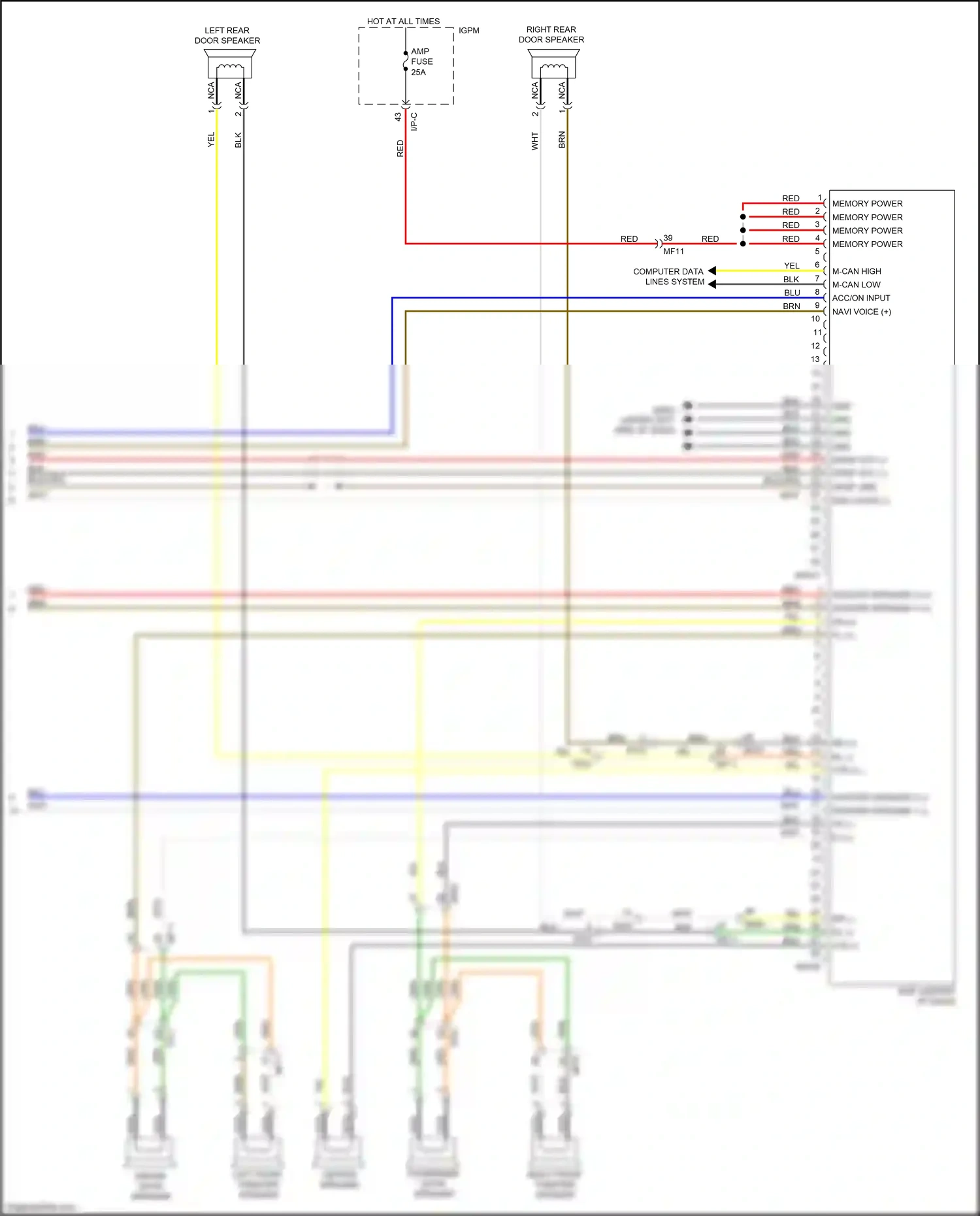 Kia Niro I (2016-2019) nca wiring diagram  (18 of 81)
