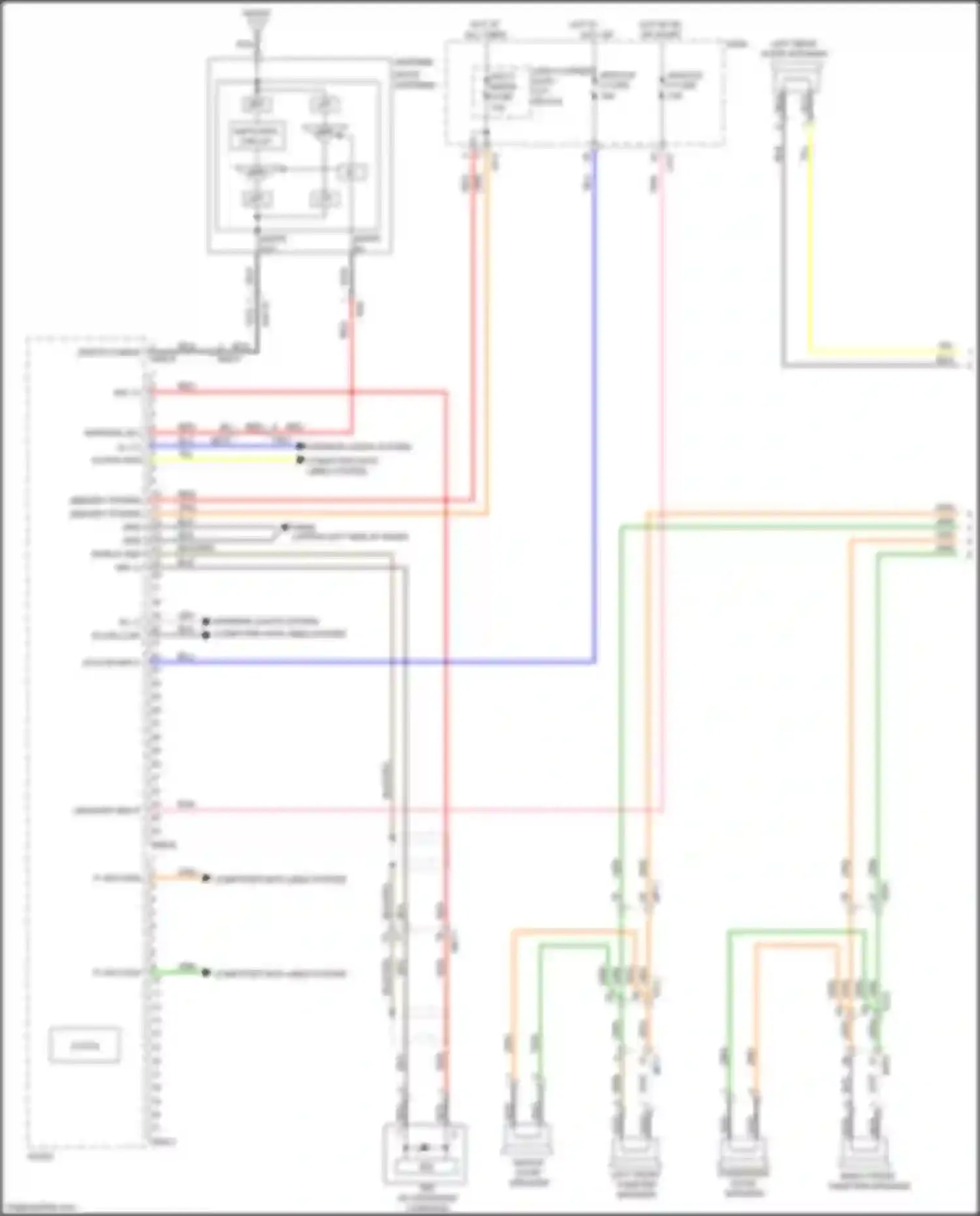 Wiring diagram on/start input for Kia Niro I (2016-2019) (7 of 21)