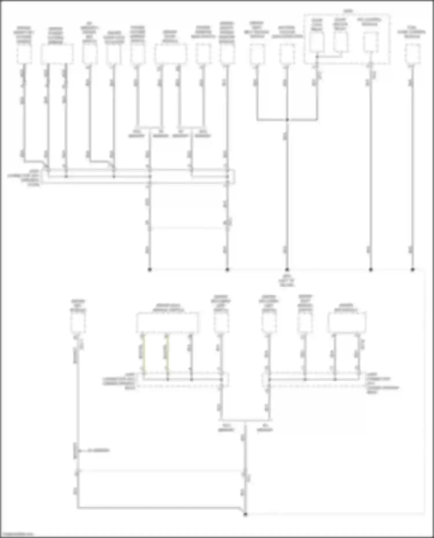 Wiring diagram power outside mirror switch for Kia Niro I (2016-2019) (1 of 3)