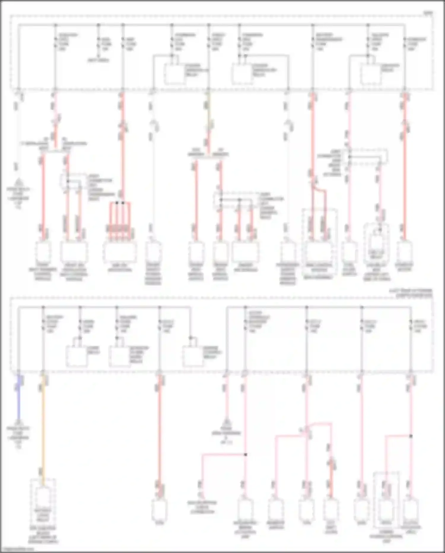 Wiring diagram p/window lh fuse for Kia Niro I (2016-2019) (2 of 5)