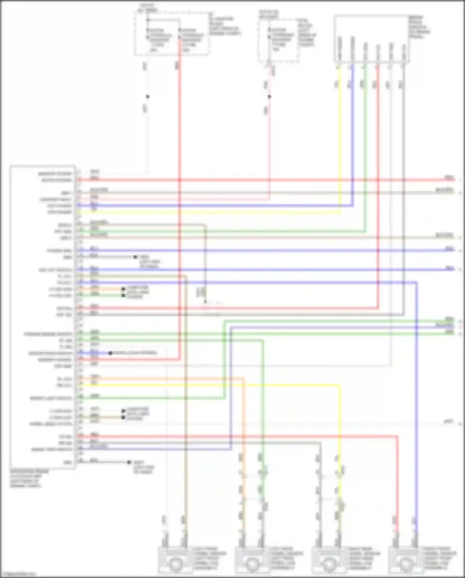 Wiring diagram rl vcc for Kia Niro I (2016-2019) (1 of 2)