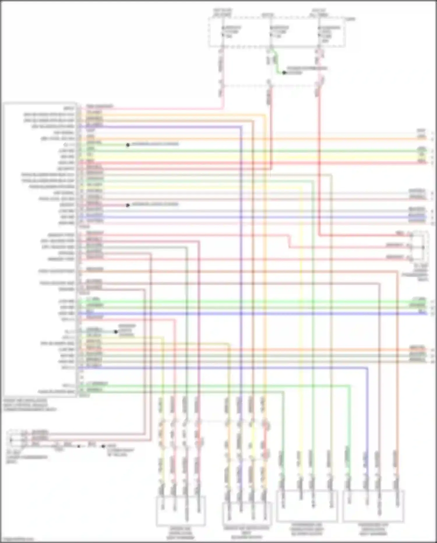 Wiring diagram s/heater frt fuse for Kia Niro I (2016-2019) (3 of 3)