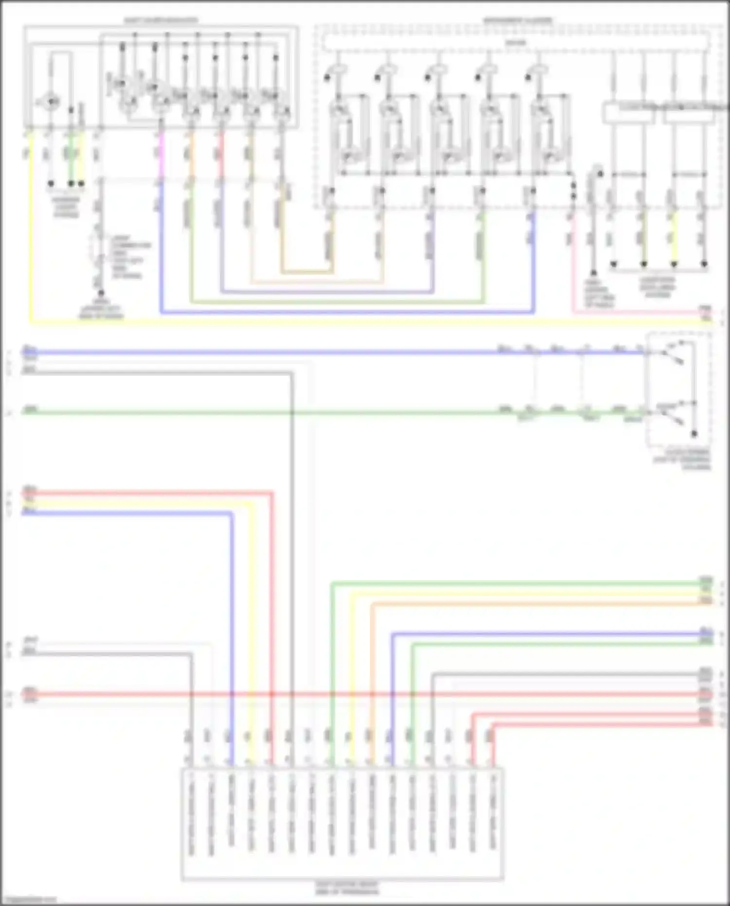 Wiring diagram shift lever indicator for Kia Niro I (2016-2019) (5 of 5)