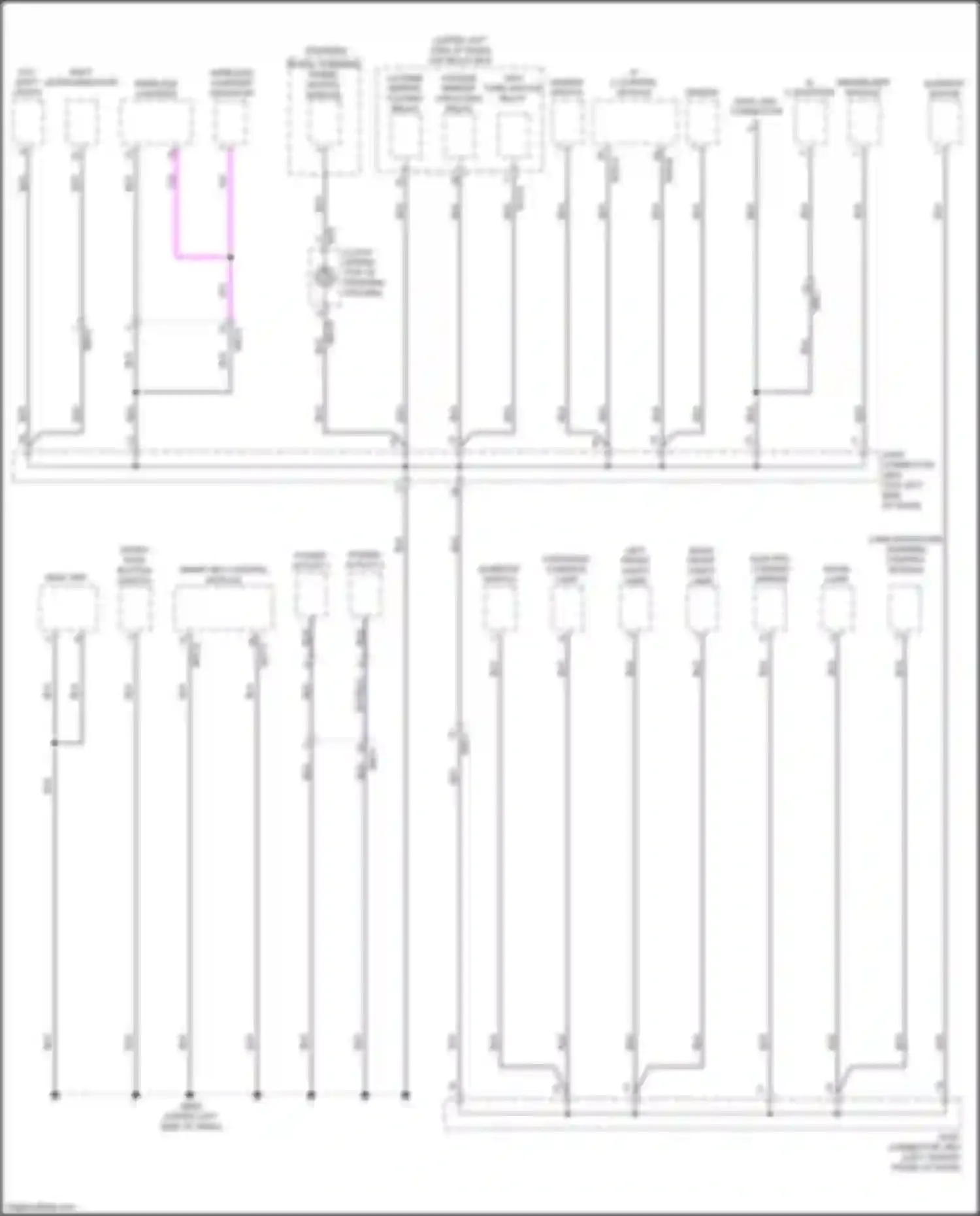 Wiring diagram start stop button switch for Kia Niro I (2016-2019) (1 of 2)