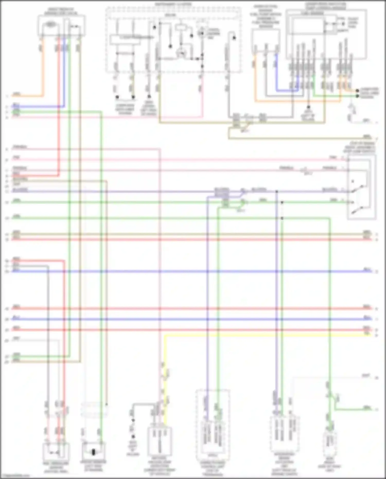 Wiring diagram sw input for Kia Niro I (2016-2019) (2 of 2)