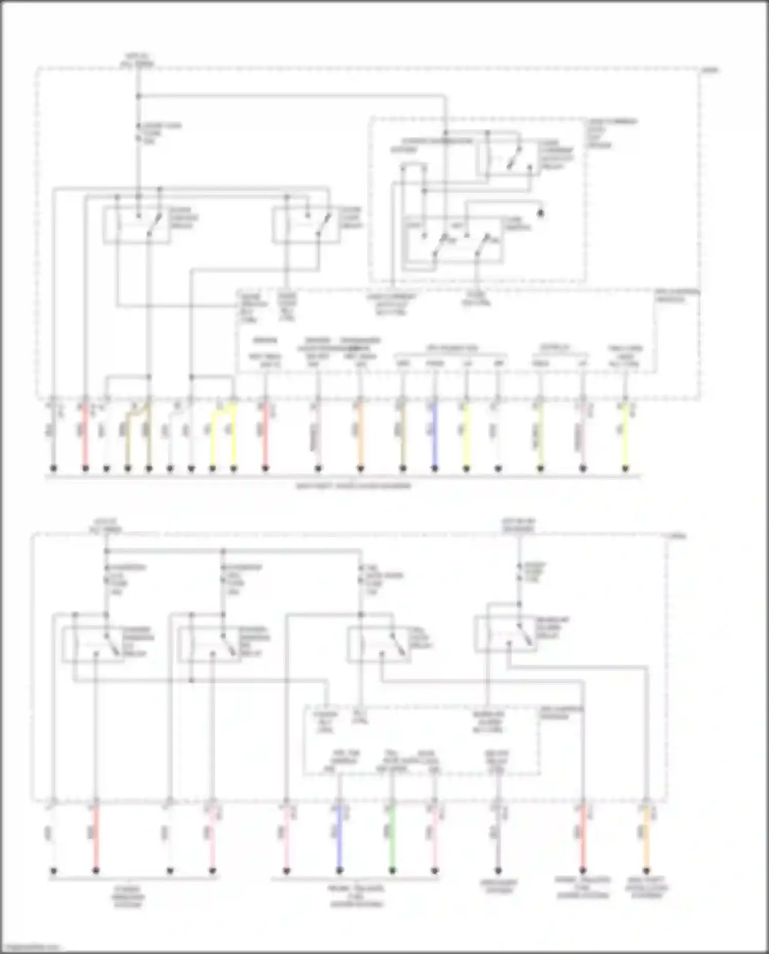 Wiring diagram tail gate open fuse for Kia Niro I (2016-2019) (1 of 1)