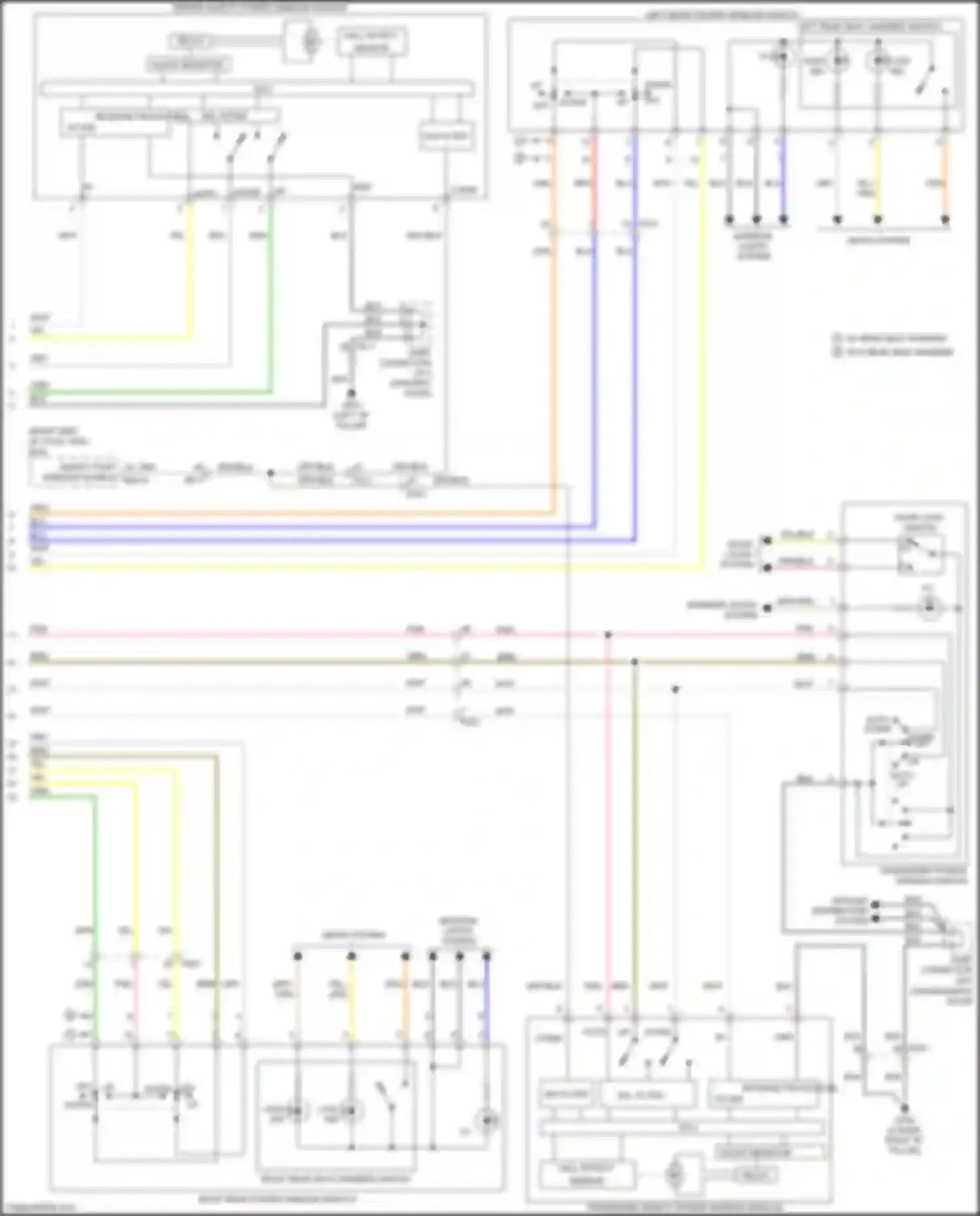 Wiring diagram up down for Kia Niro I (2016-2019) (4 of 4)