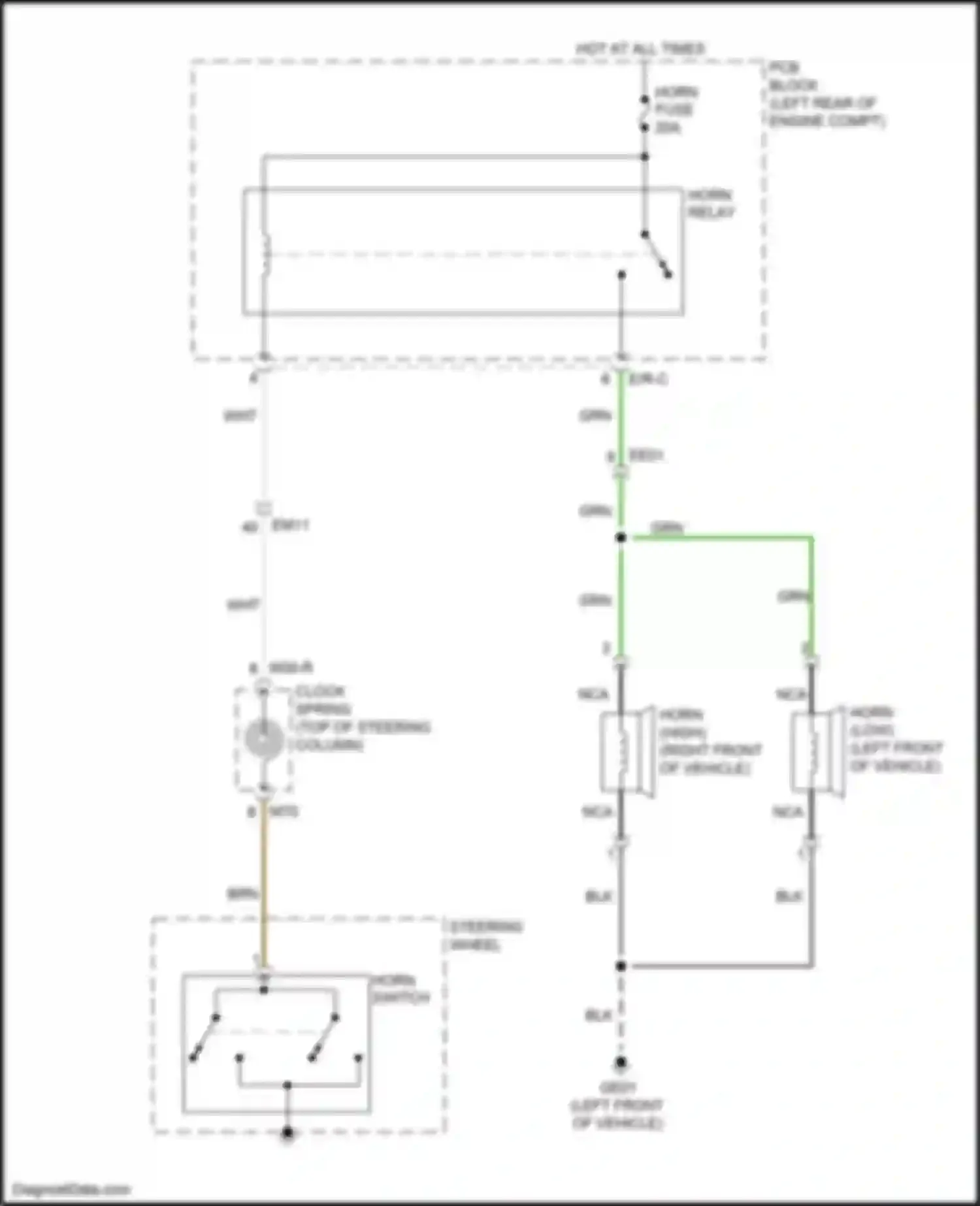 Wiring diagram wht for Kia Niro I (2016-2019) (4 of 106)