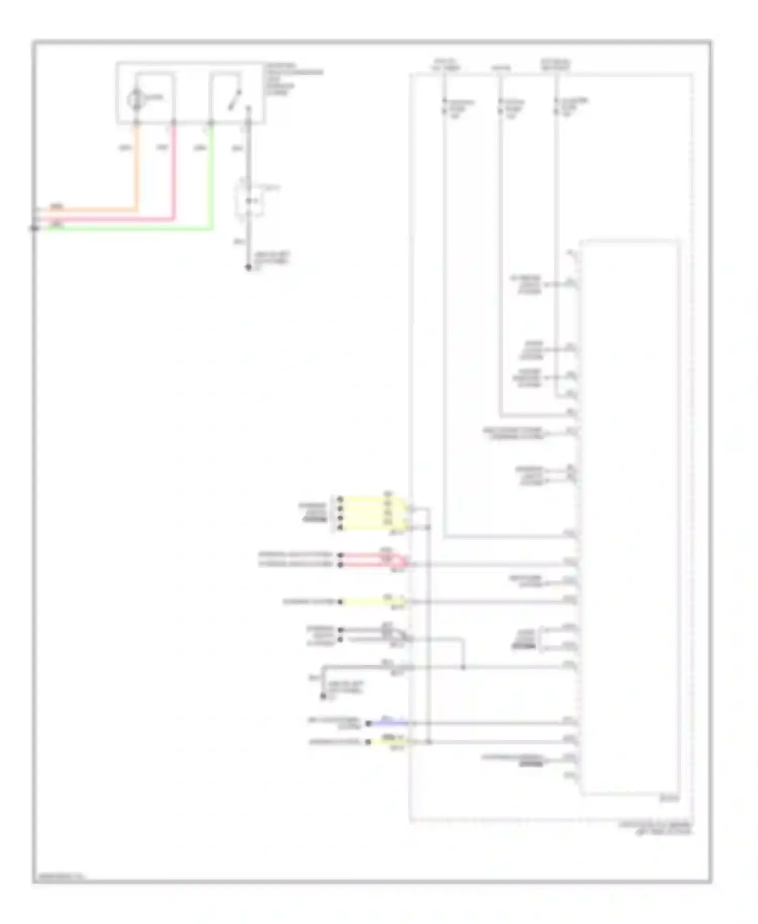 Optima Kia I facelift (2002-2005): Body control modules circuit (2 of 2)