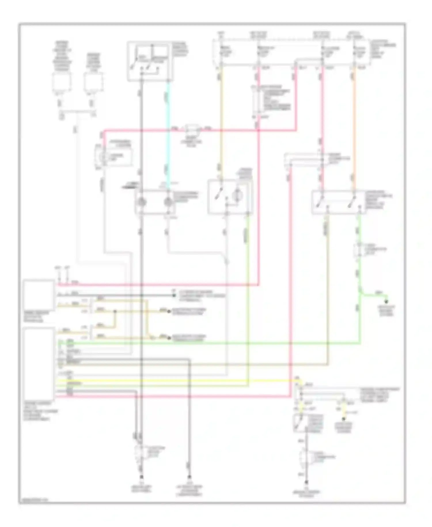 Optima Kia I facelift (2002-2005): Cruise control circuit