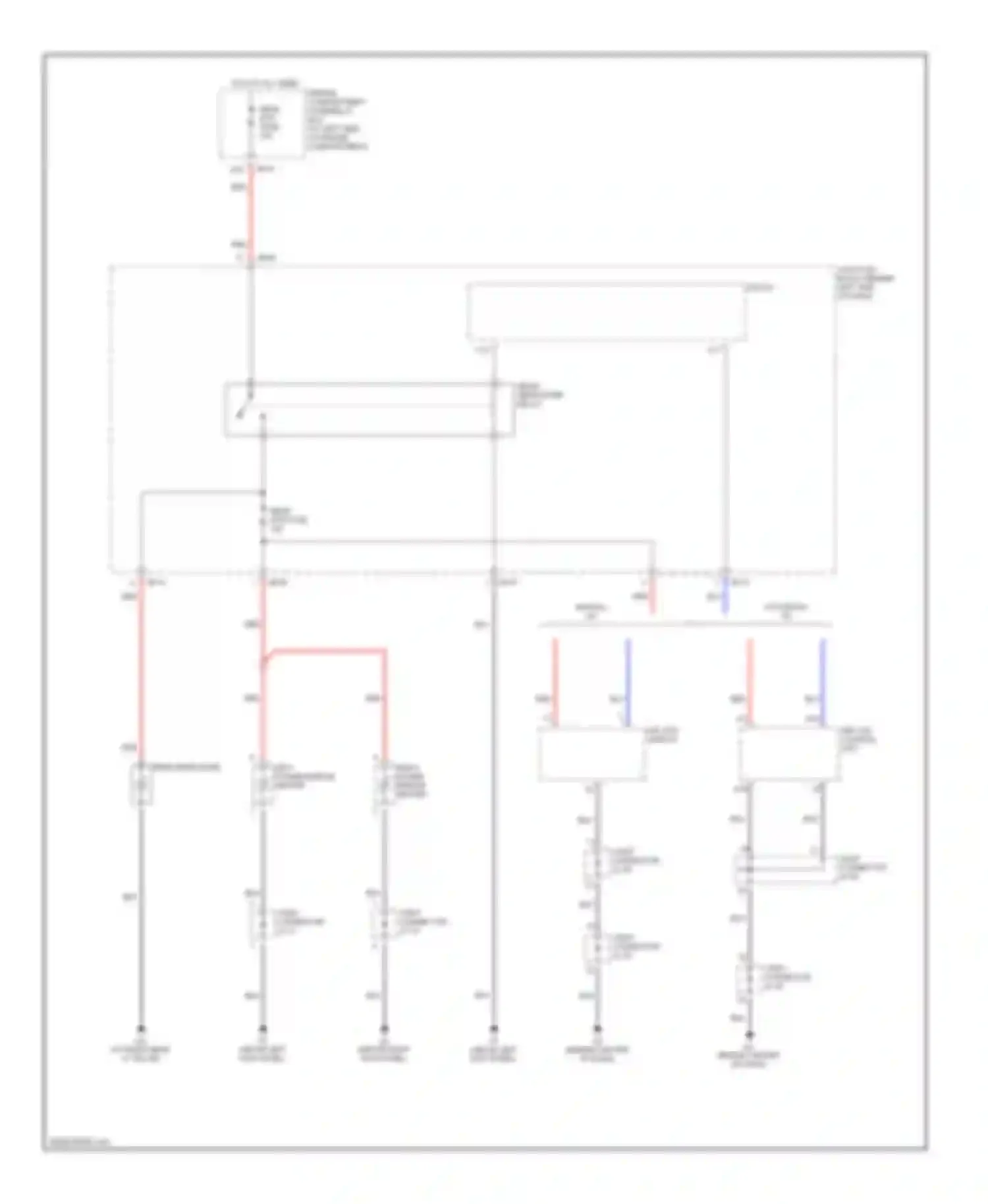 Optima Kia I facelift (2002-2005): Defoggers circuit
