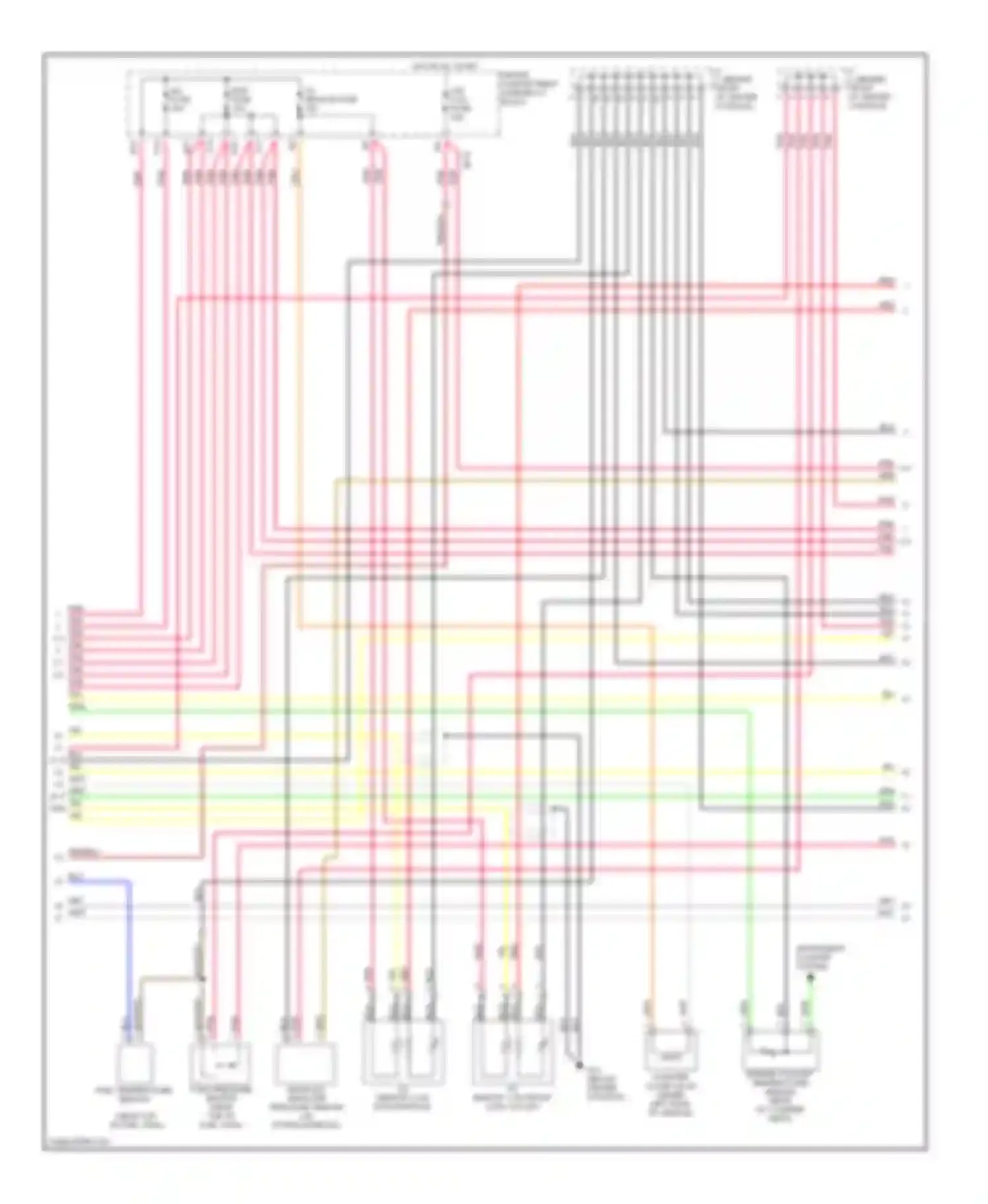 Optima Kia I facelift (2002-2005): Wiring diagram engine performance 2.4l, a/t (2 of 4)