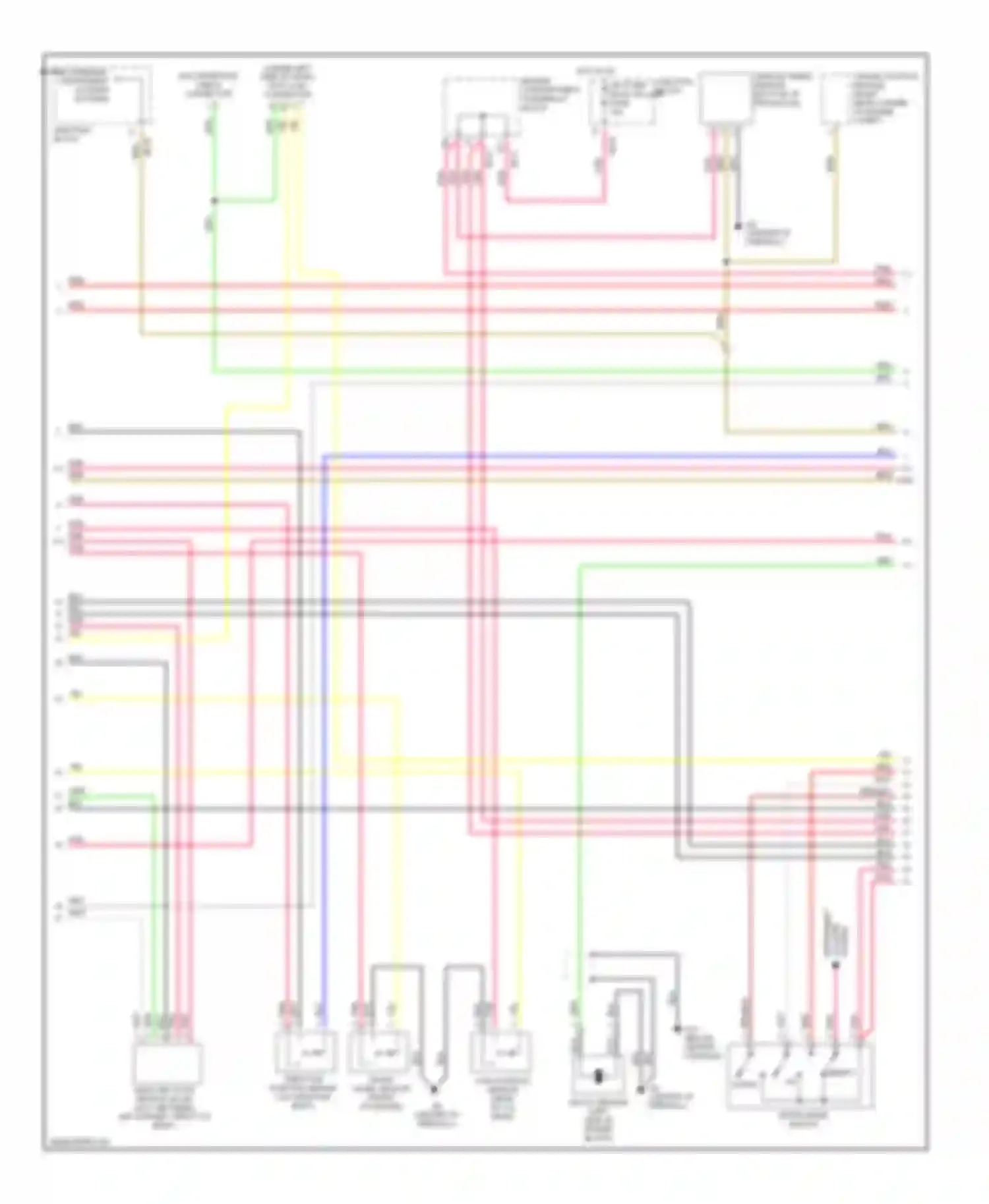 Optima Kia I facelift (2002-2005): Wiring diagram engine performance 2.4l, a/t (3 of 4)