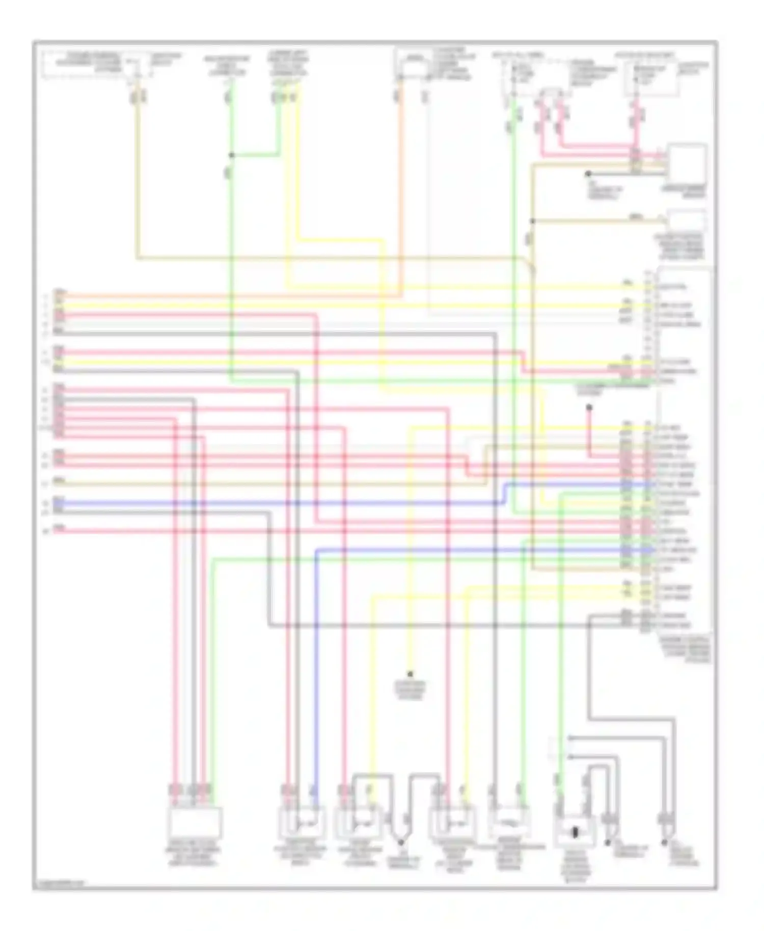 Optima Kia I facelift (2002-2005): Wiring diagram engine performance 2.4l, m/t (3 of 3)