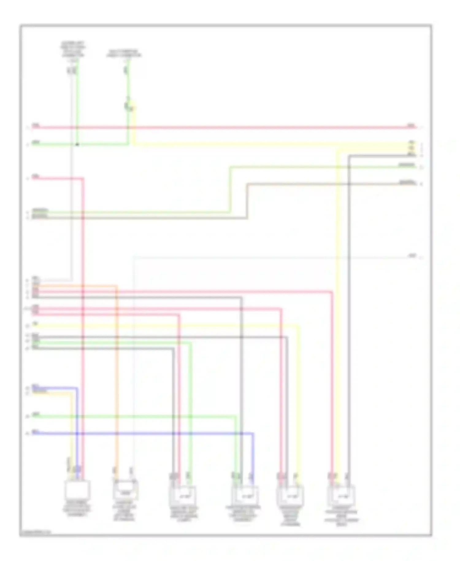 Optima Kia I facelift (2002-2005): Wiring diagram engine performance 2.7l (3 of 4)