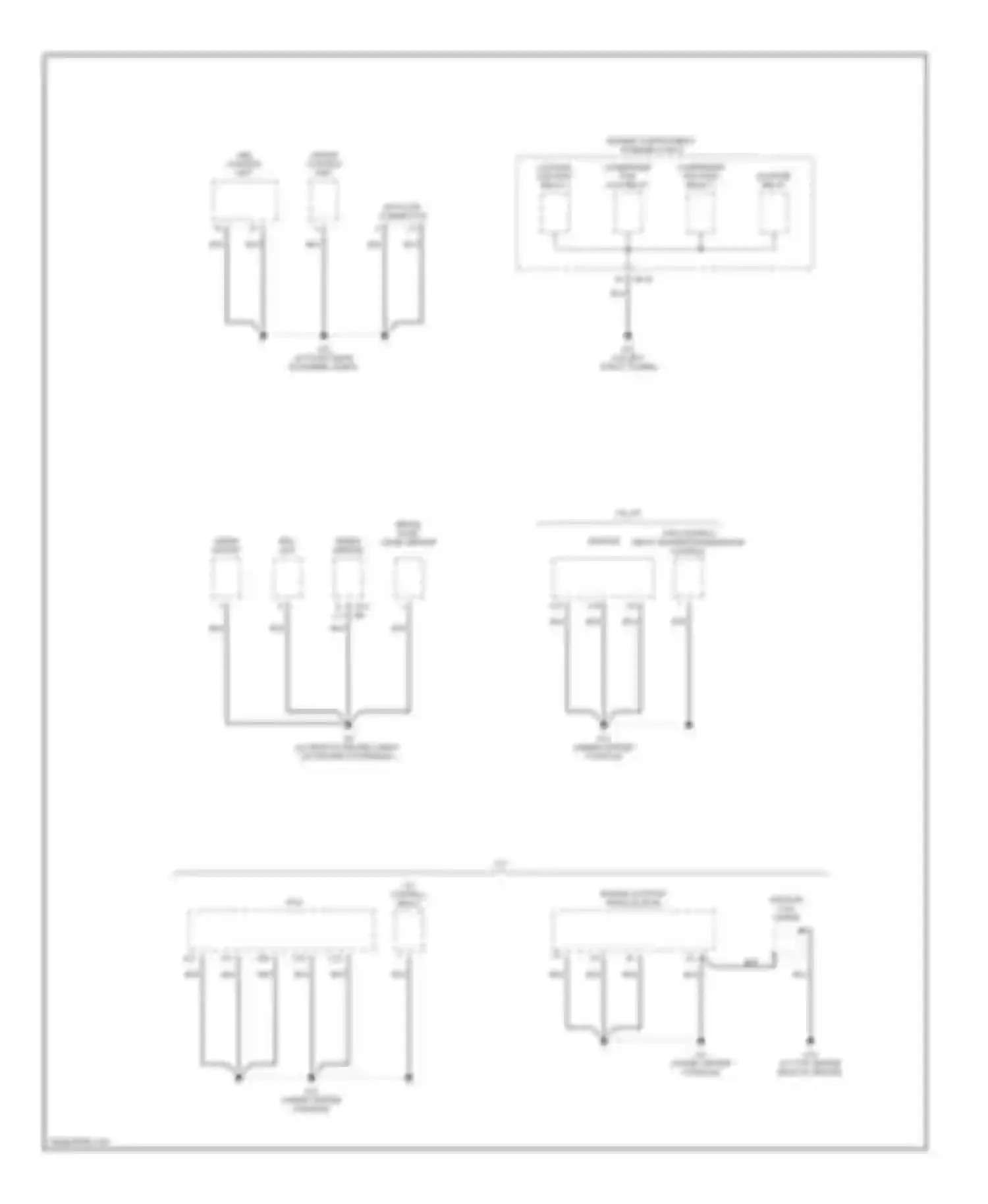 Optima Kia I facelift (2002-2005): Ground distribution circuit (3 of 3)