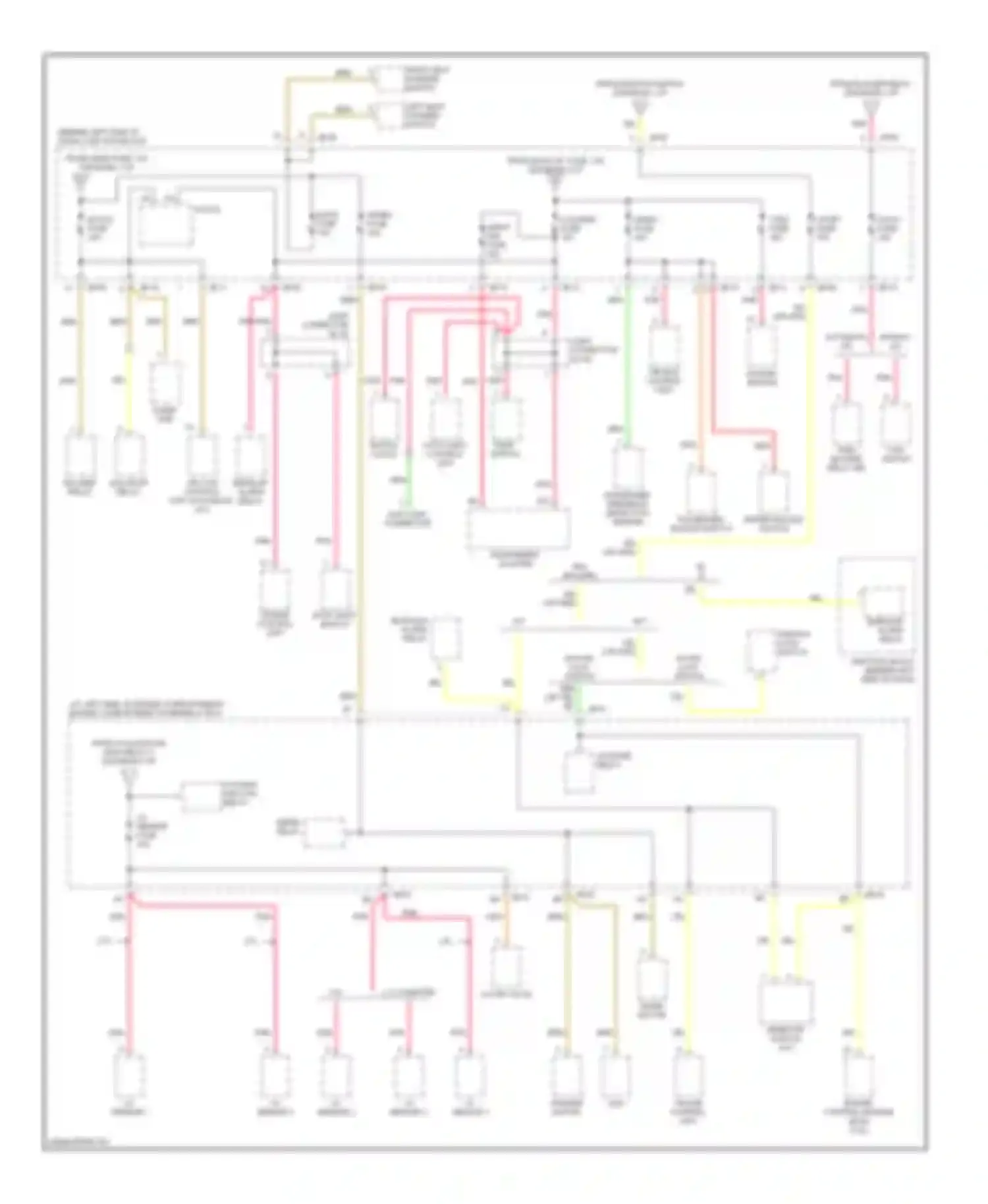 Optima Kia I facelift (2002-2005): Power distribution circuit (5 of 5)