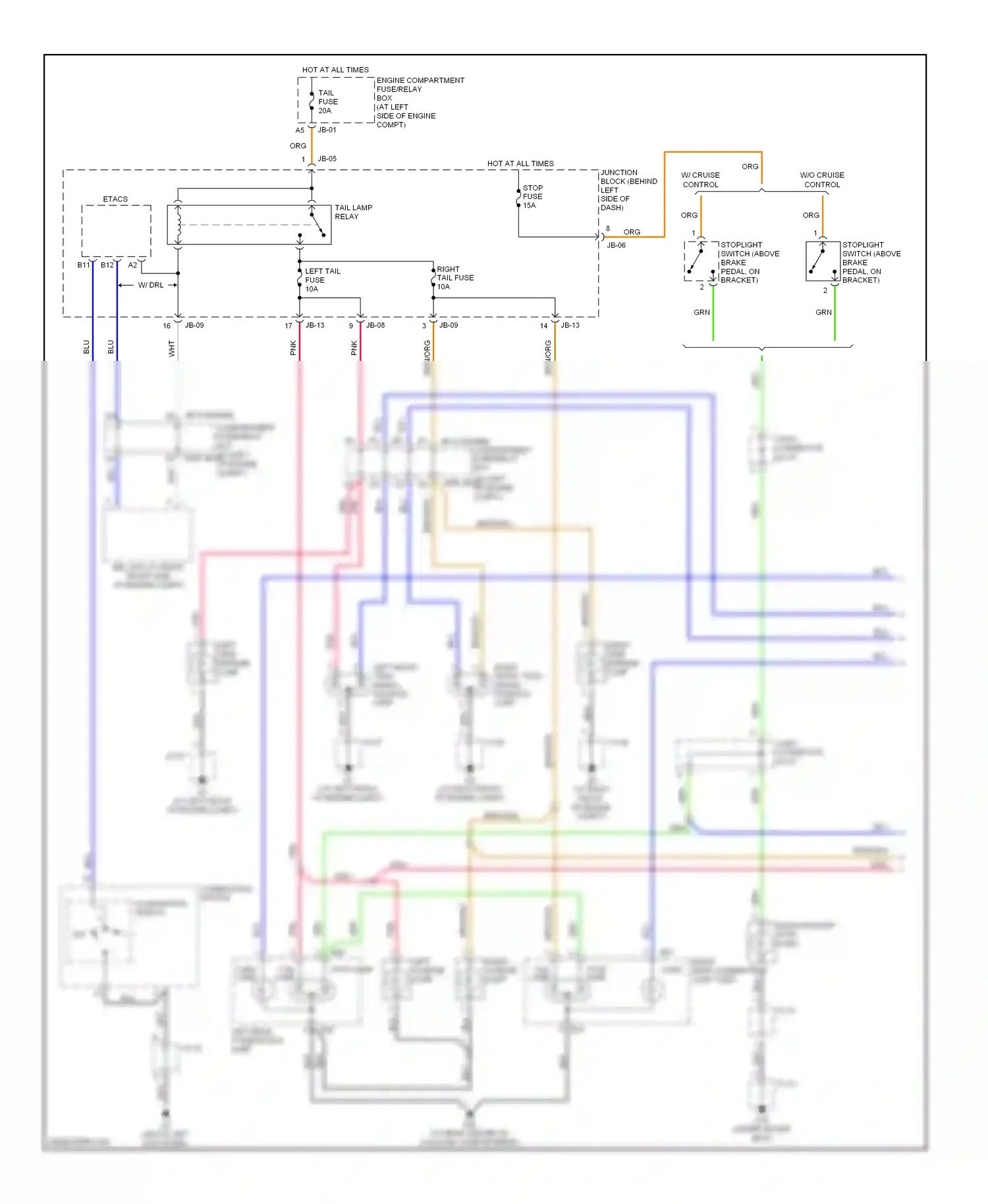Kia Optima I facelift (2002-2005) blk wiring diagram  (22 of 64)