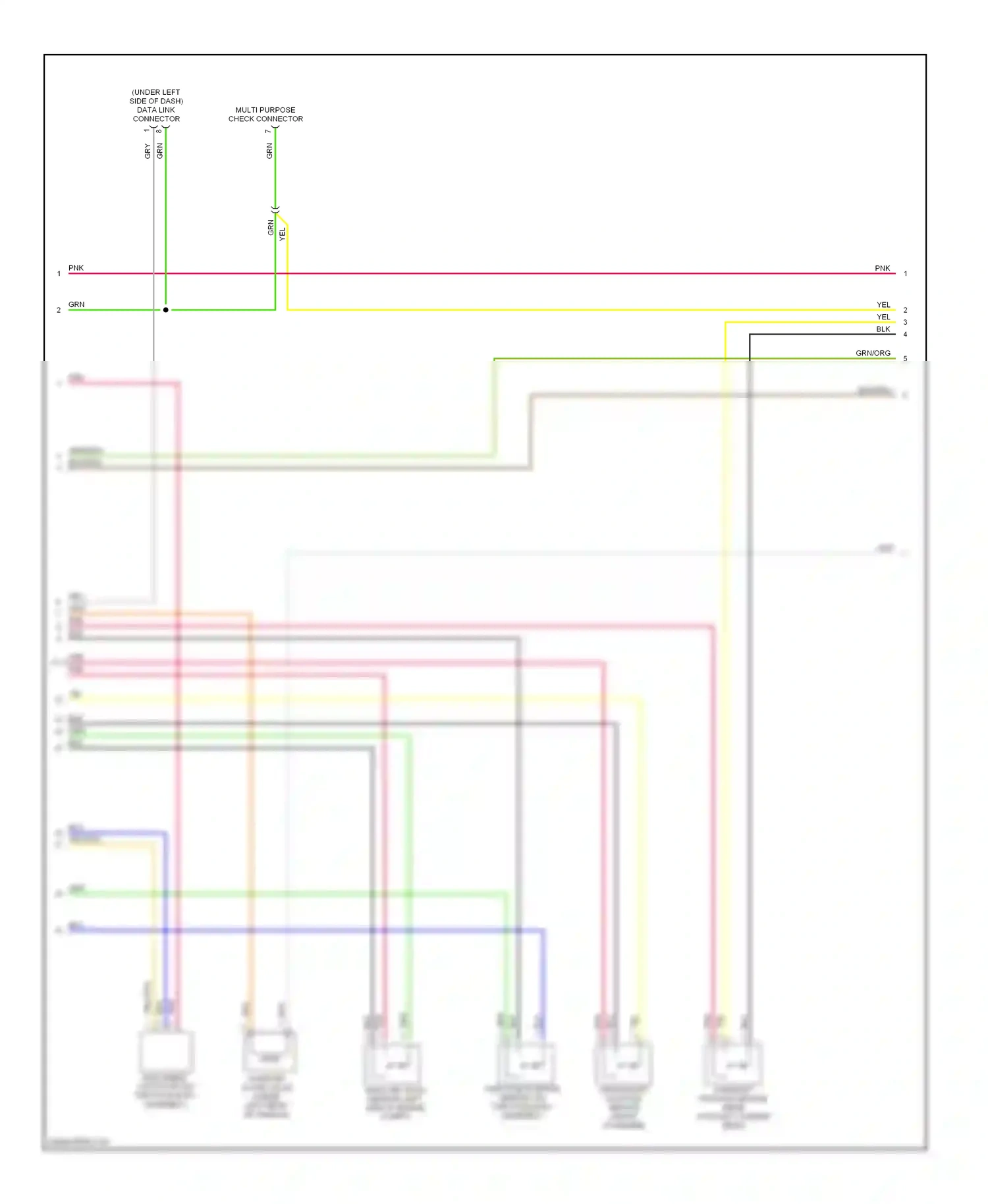 Kia Optima I facelift (2002-2005) blk wiring diagram  (29 of 64)