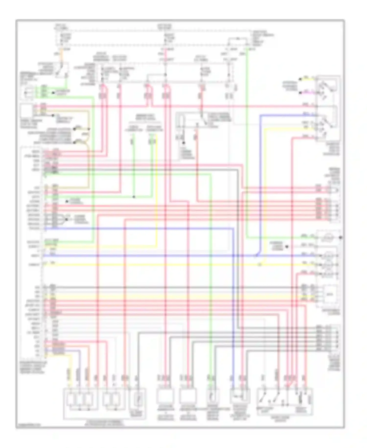 Wiring diagram data link connector for Kia Optima I facelift (2002-2005) (1 of 4)