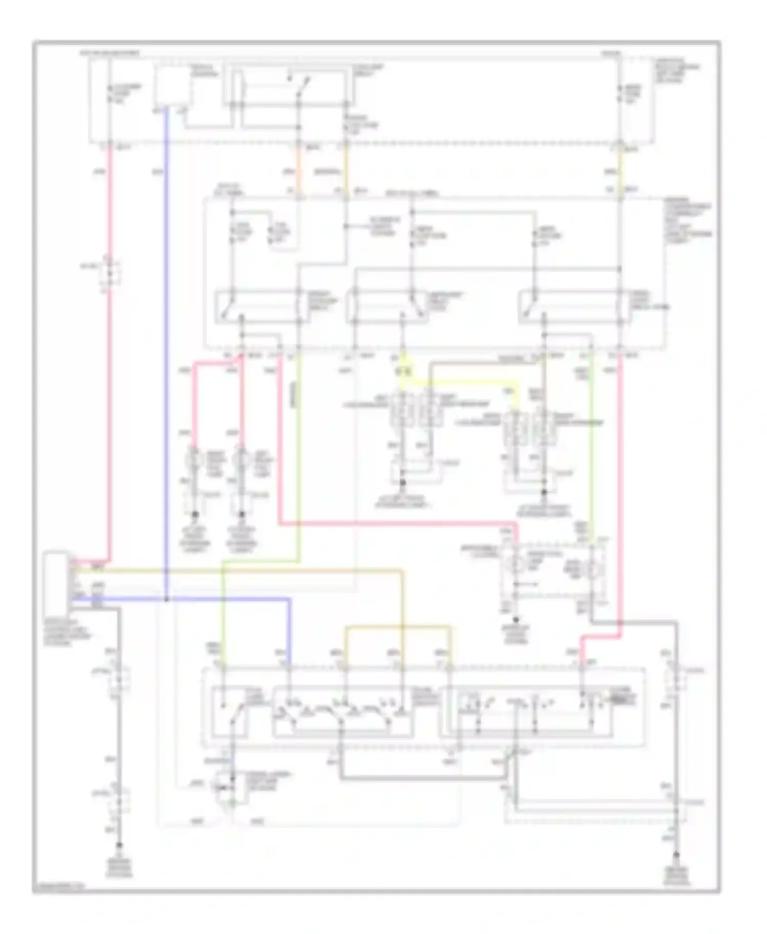 Wiring diagram hot in on for Kia Optima I facelift (2002-2005) (5 of 14)