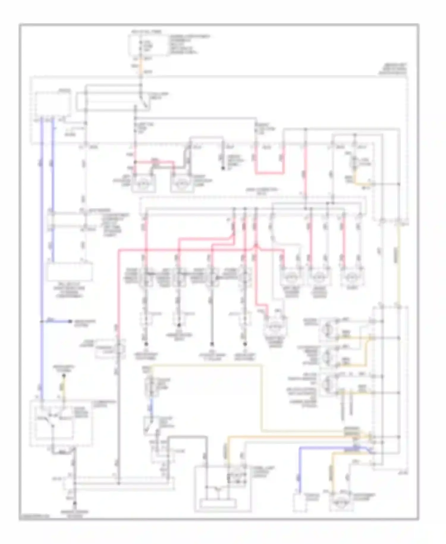 Wiring diagram jb-13 for Kia Optima I facelift (2002-2005) (6 of 13)