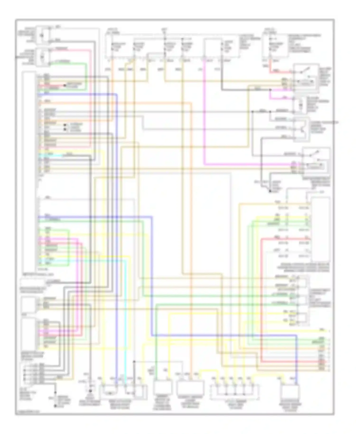 Optima Kia I (2000-2002): 2.4l, automatic a/c circuit (1 of 2)