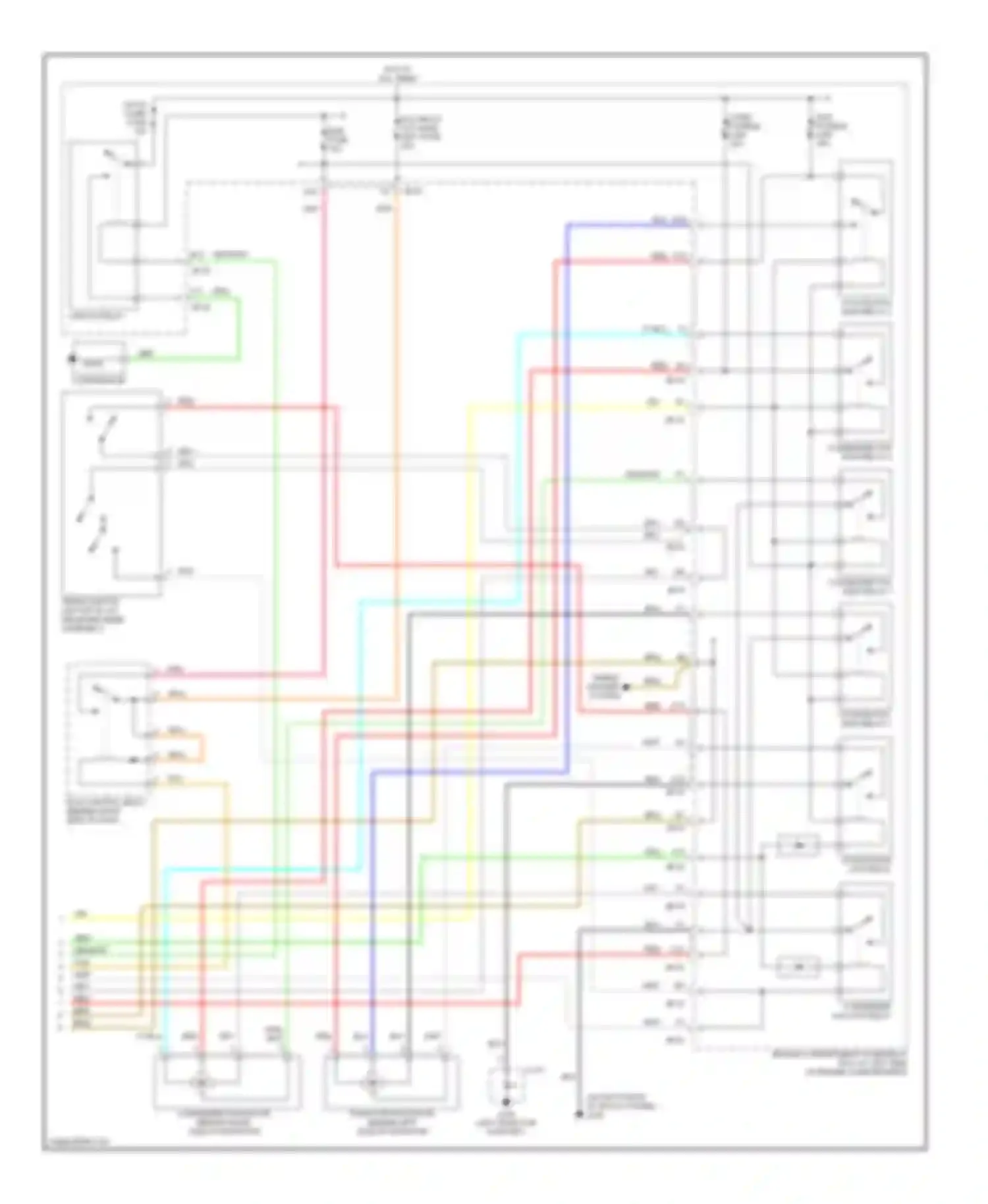 Optima Kia I (2000-2002): 2.4l, automatic a/c circuit (2 of 2)