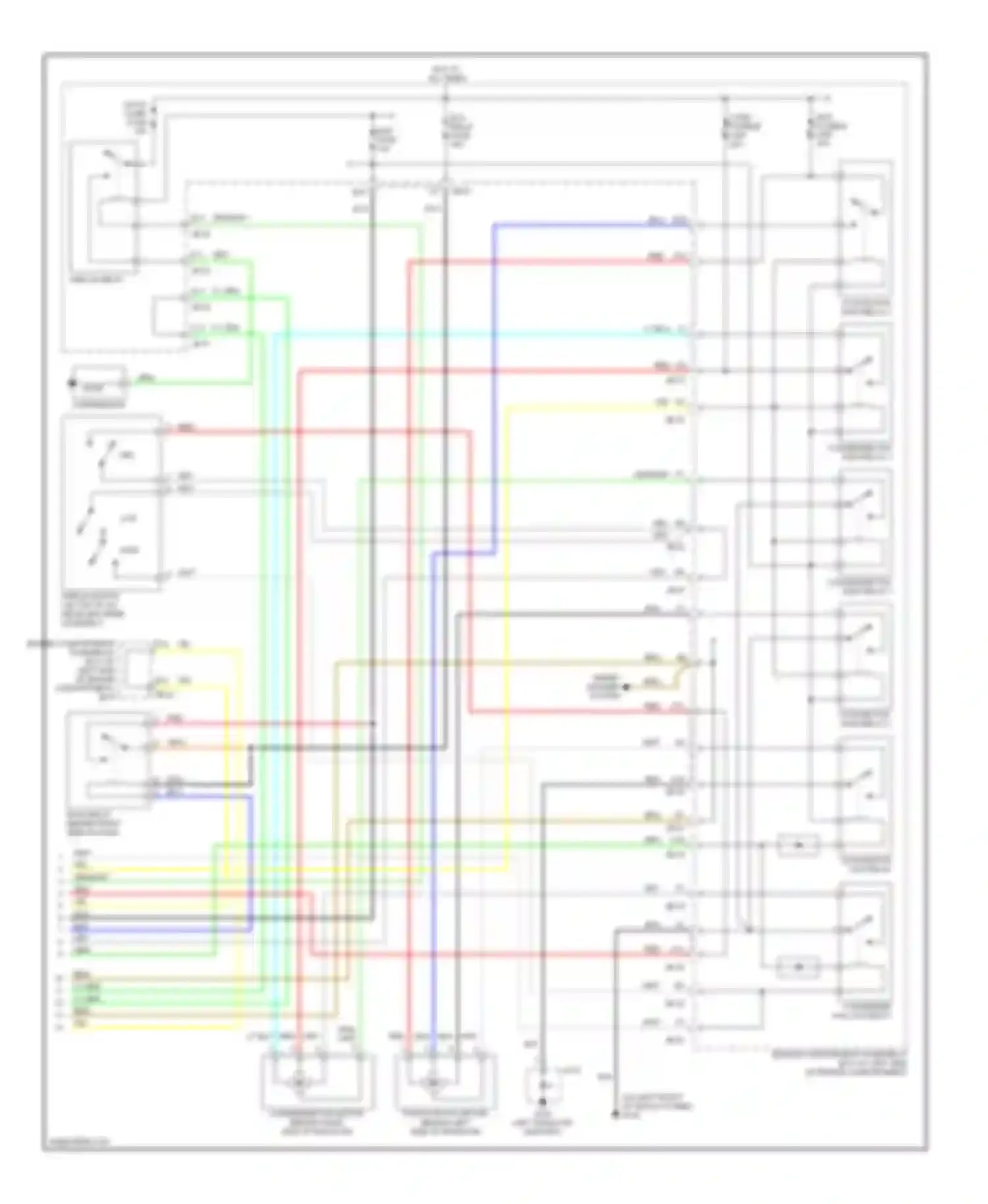Optima Kia I (2000-2002): 2.5l, automatic a/c circuit (2 of 2)