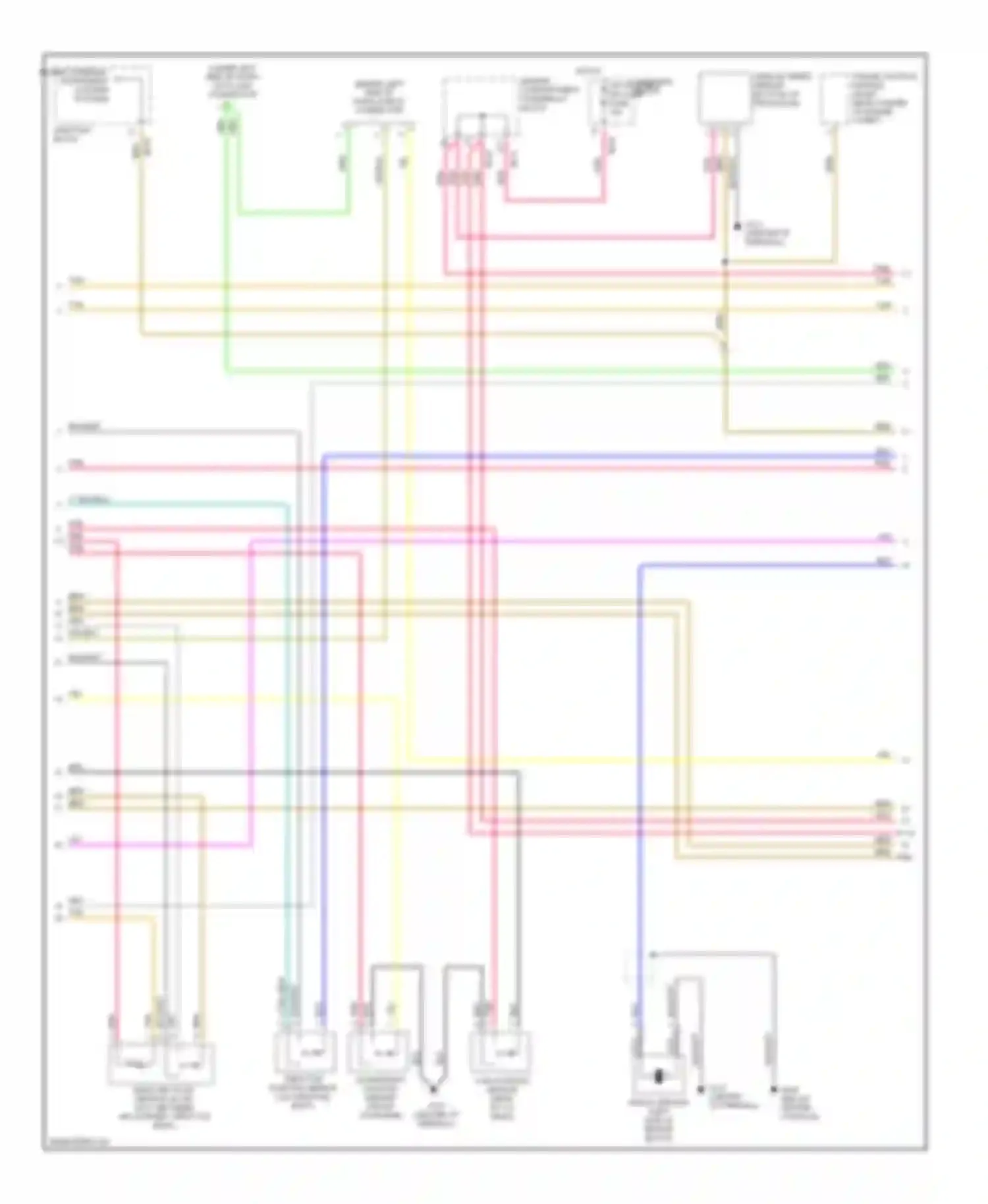 Optima Kia I (2000-2002): Wiring diagram engine performance 2.4ls, a/t (3 of 4)