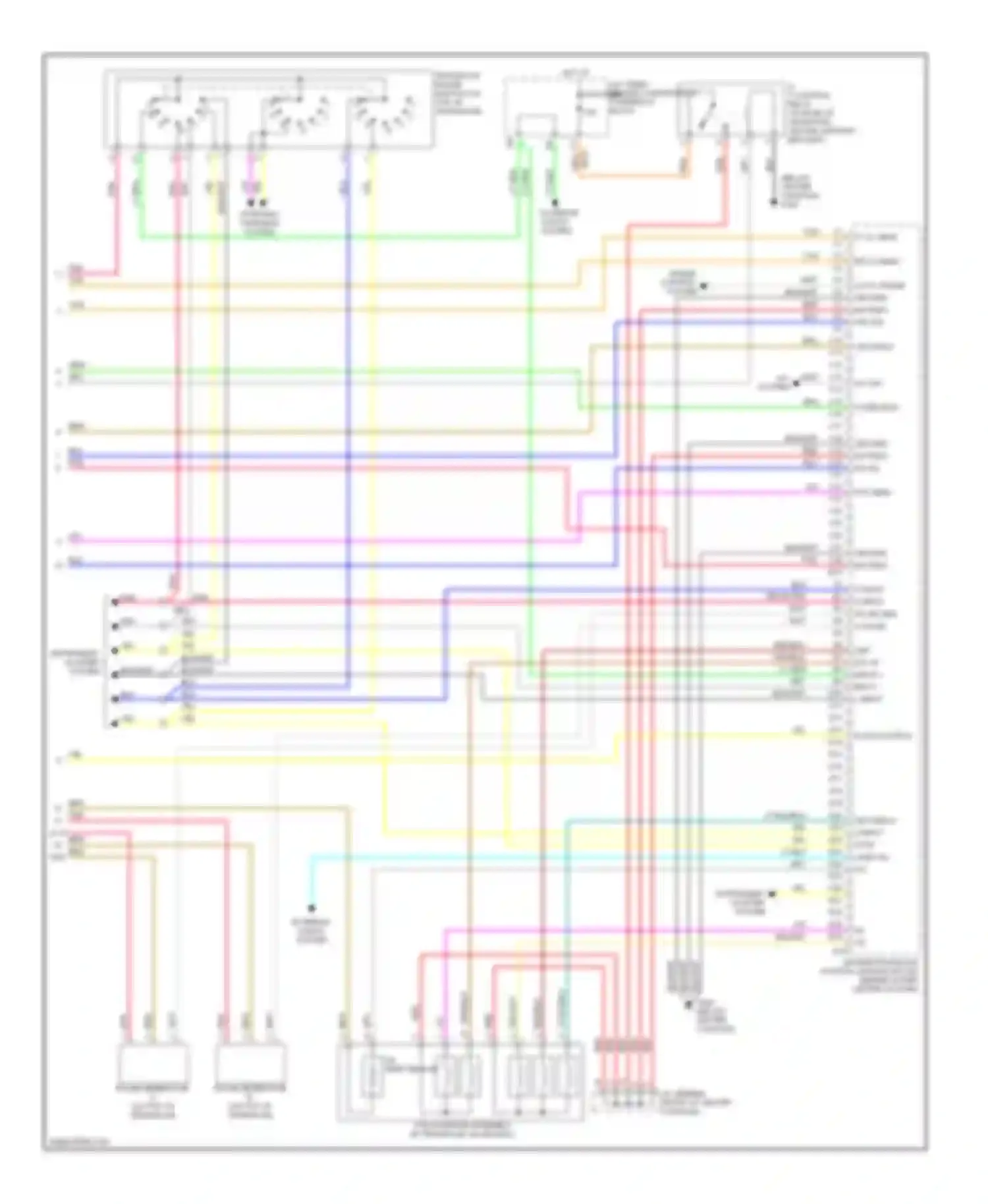 Optima Kia I (2000-2002): Wiring diagram engine performance 2.4ls, a/t (4 of 4)